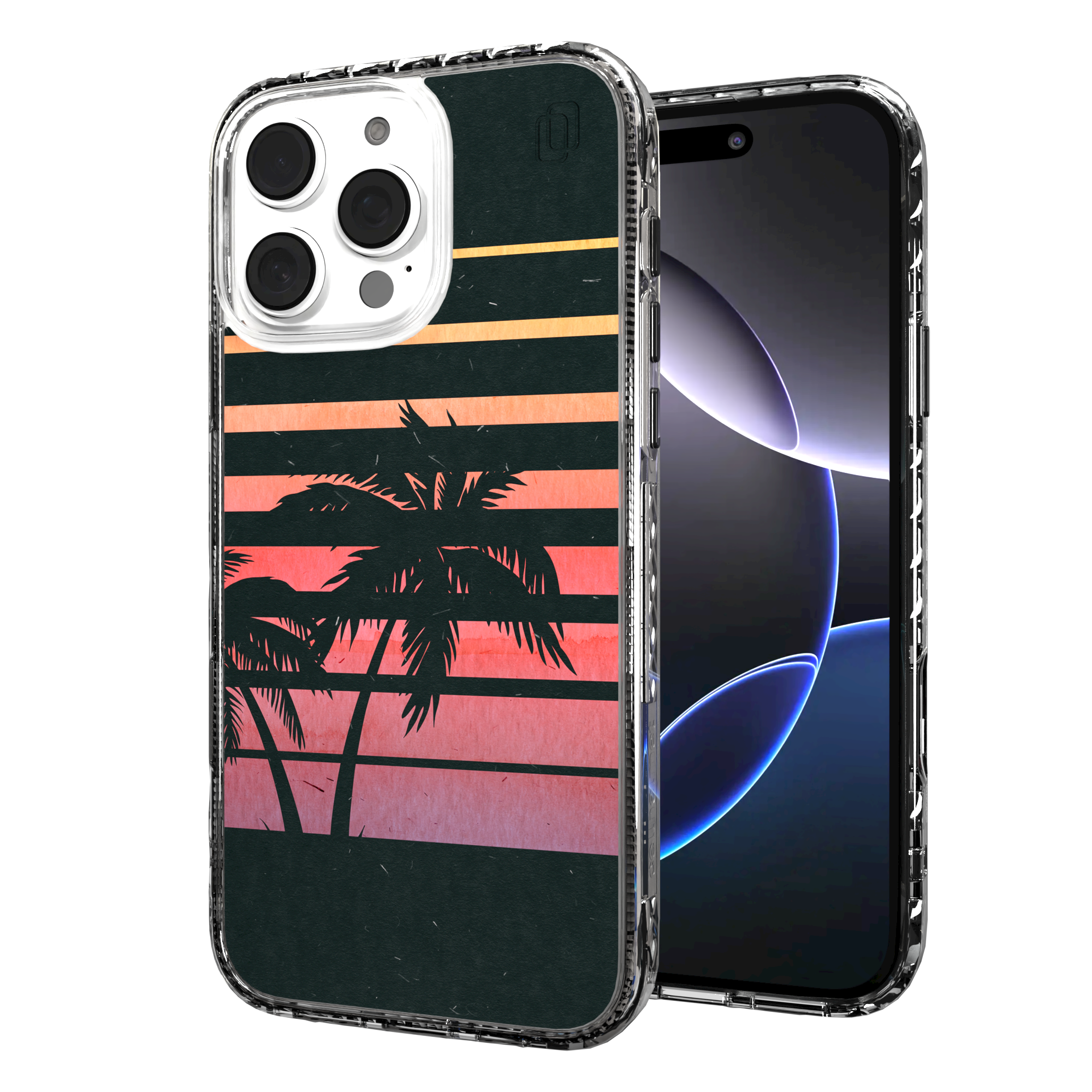 iPhone 16 Series | MagSafe | Summer Vibes Case Collection | Beach Sunset Beach Sunset / iPhone 16 Pro Max / Clear