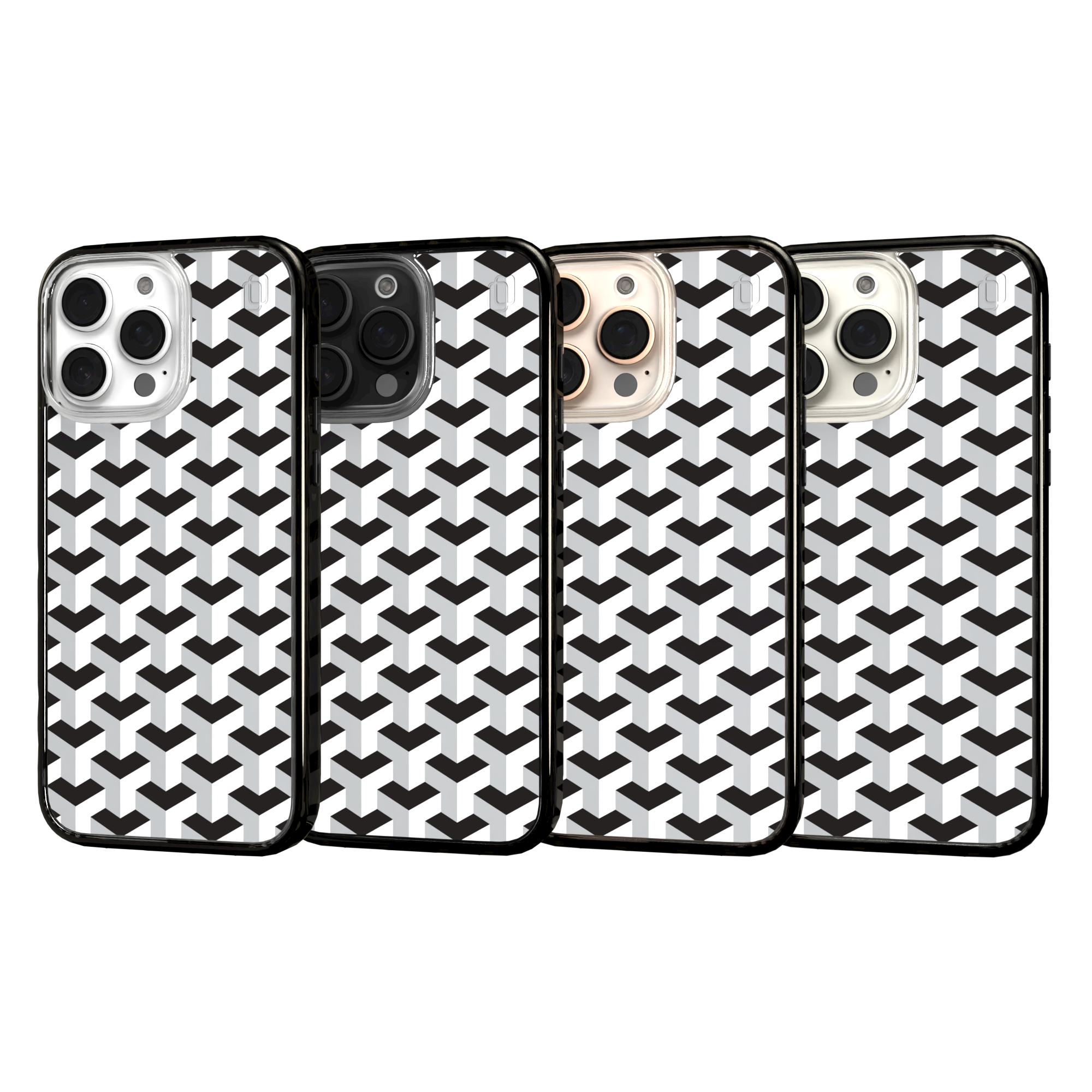 iPhone 16 Series | MagSafe | Monochromatic Case Designs | Infinite Stairway Infinite Stairway / iPhone 16 Pro Max / Black