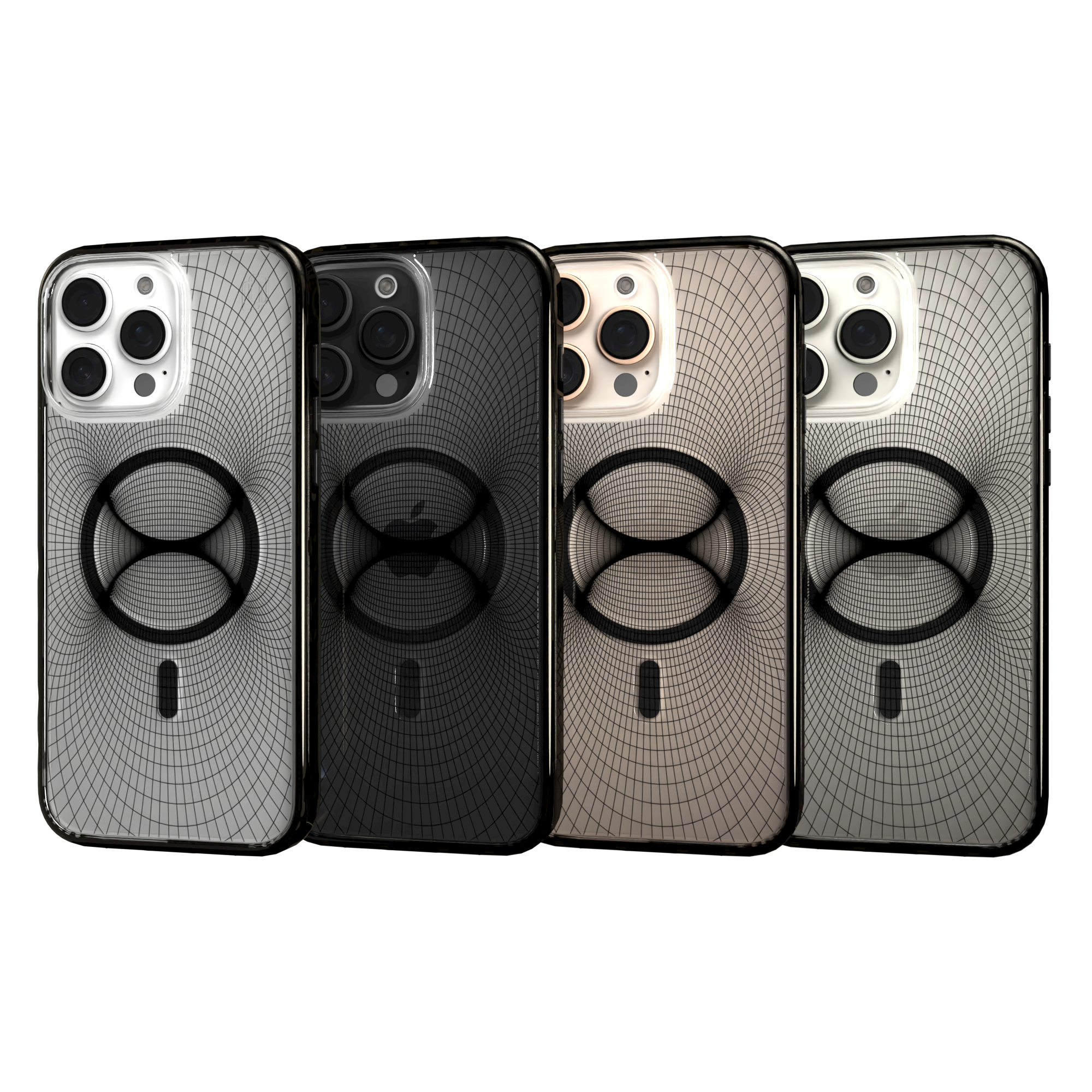iPhone 16 Series | MagSafe | Monochromatic Case Designs | Symmetry Symmetry / iPhone 16 Pro Max / Black