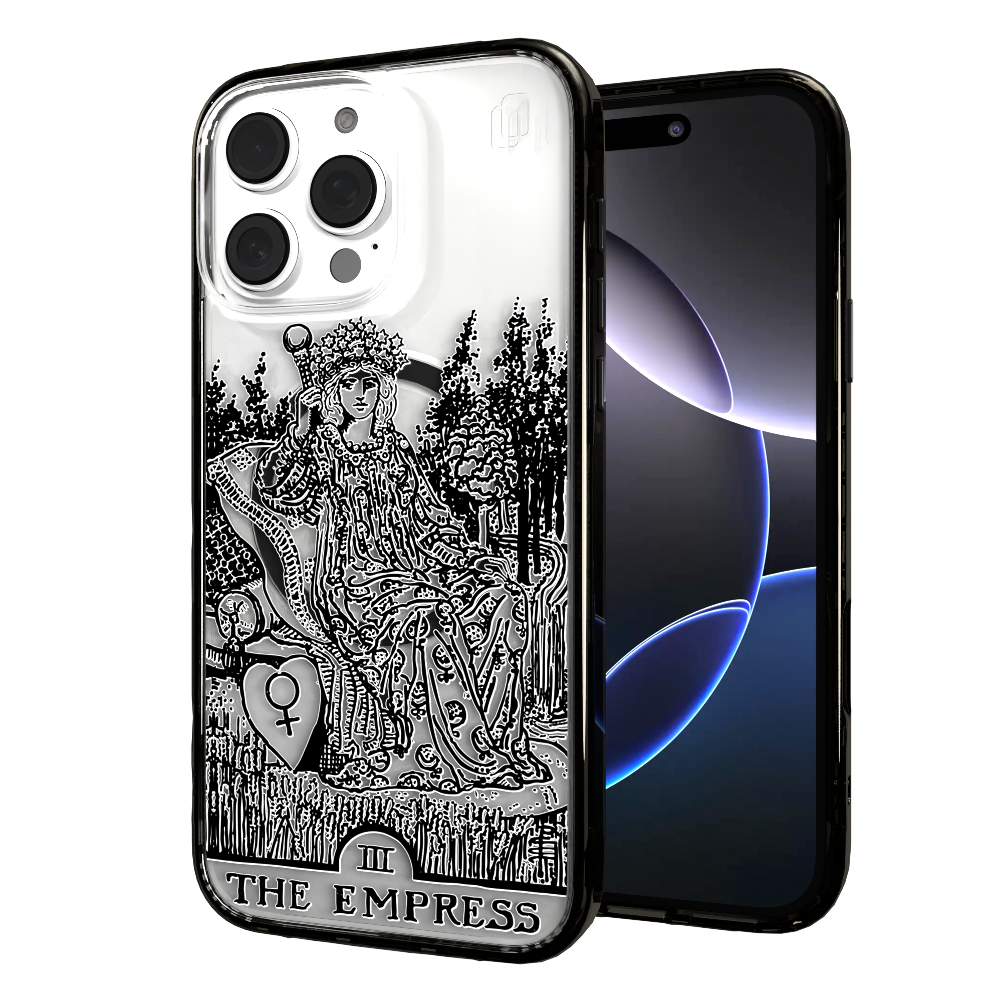 iPhone 16 Series | MagSafe | Tarot Collection | The Empress The Empress - Line / iPhone 16 Pro Max / Black
