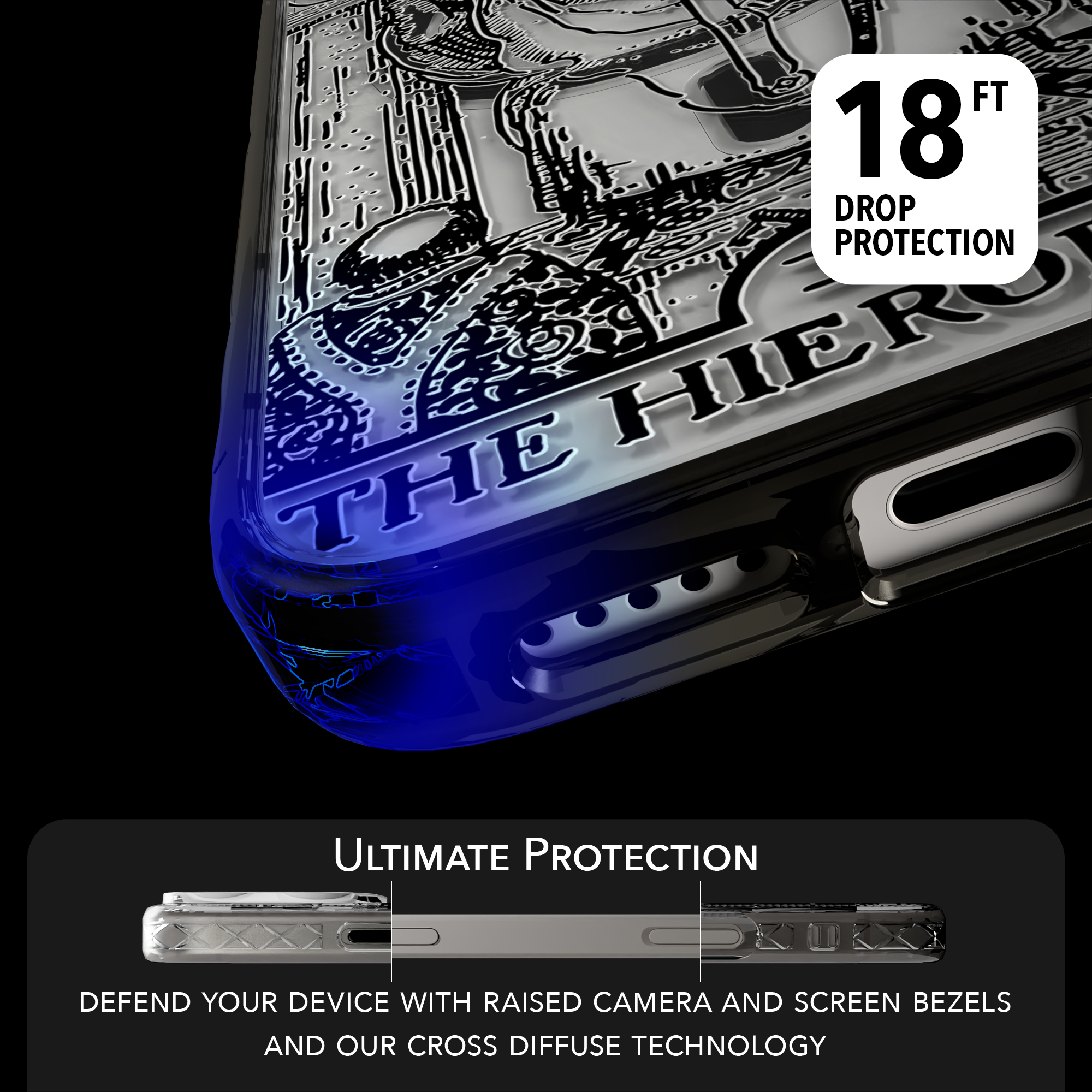 iPhone 16 Series | MagSafe | Tarot Collection | The Hierophant The Hierophant - Line / iPhone 16 Pro Max / Black