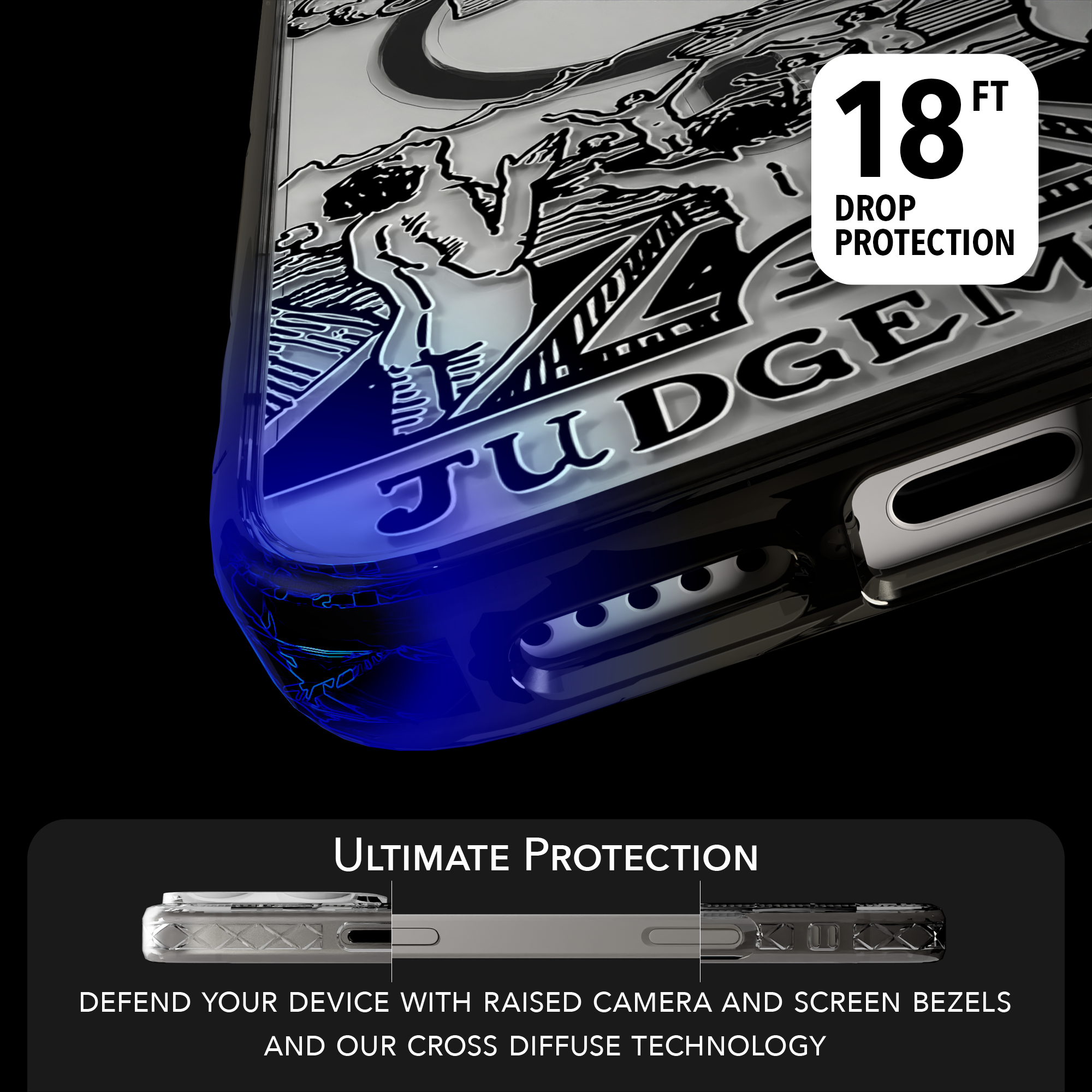 iPhone 16 Series | MagSafe | Tarot Collection | Judgement Judgement - Line / iPhone 16 Pro Max / Black