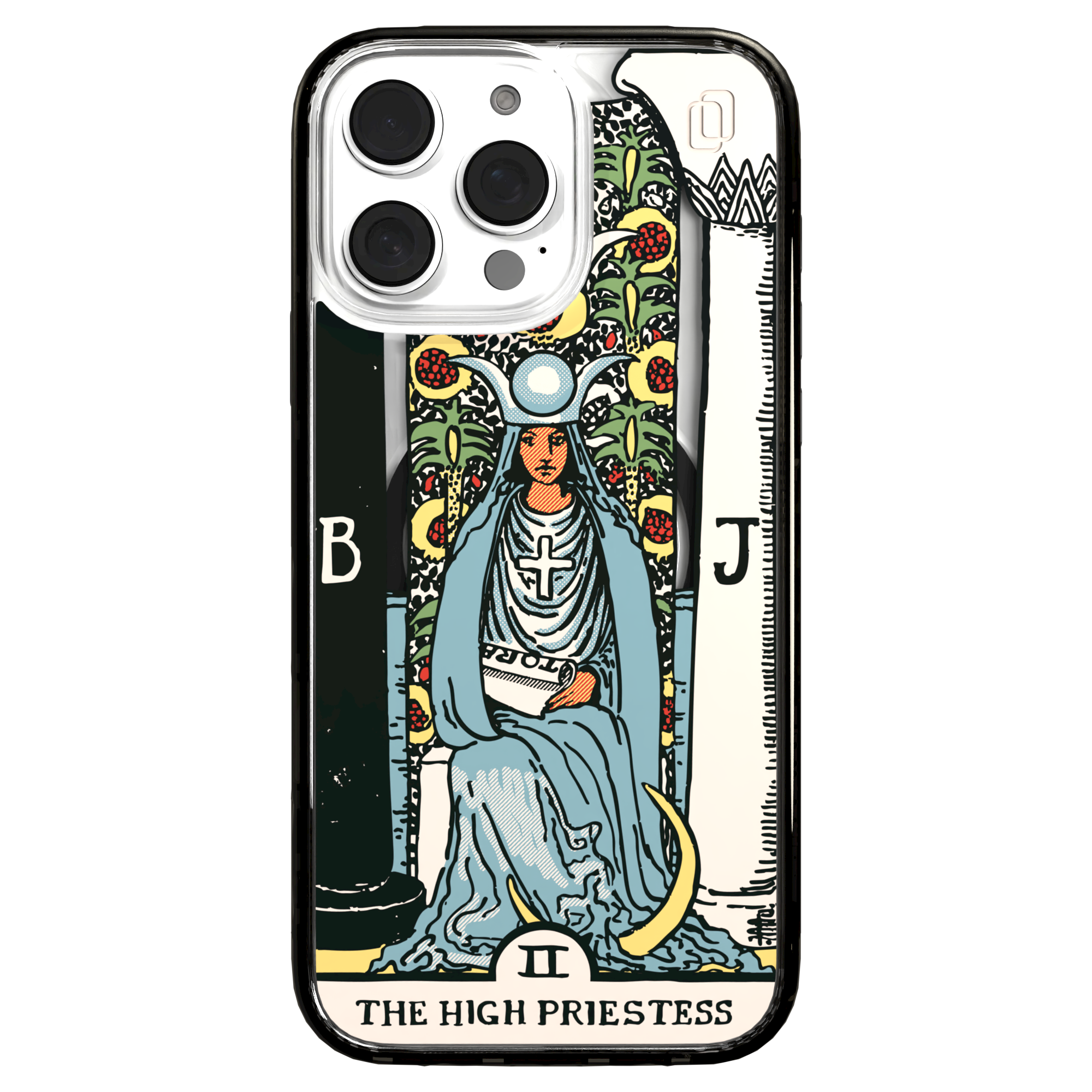 iPhone 16 Series | MagSafe | Tarot Collection | The High Priestess The High Priestess - Color / iPhone 16 Pro Max / Black