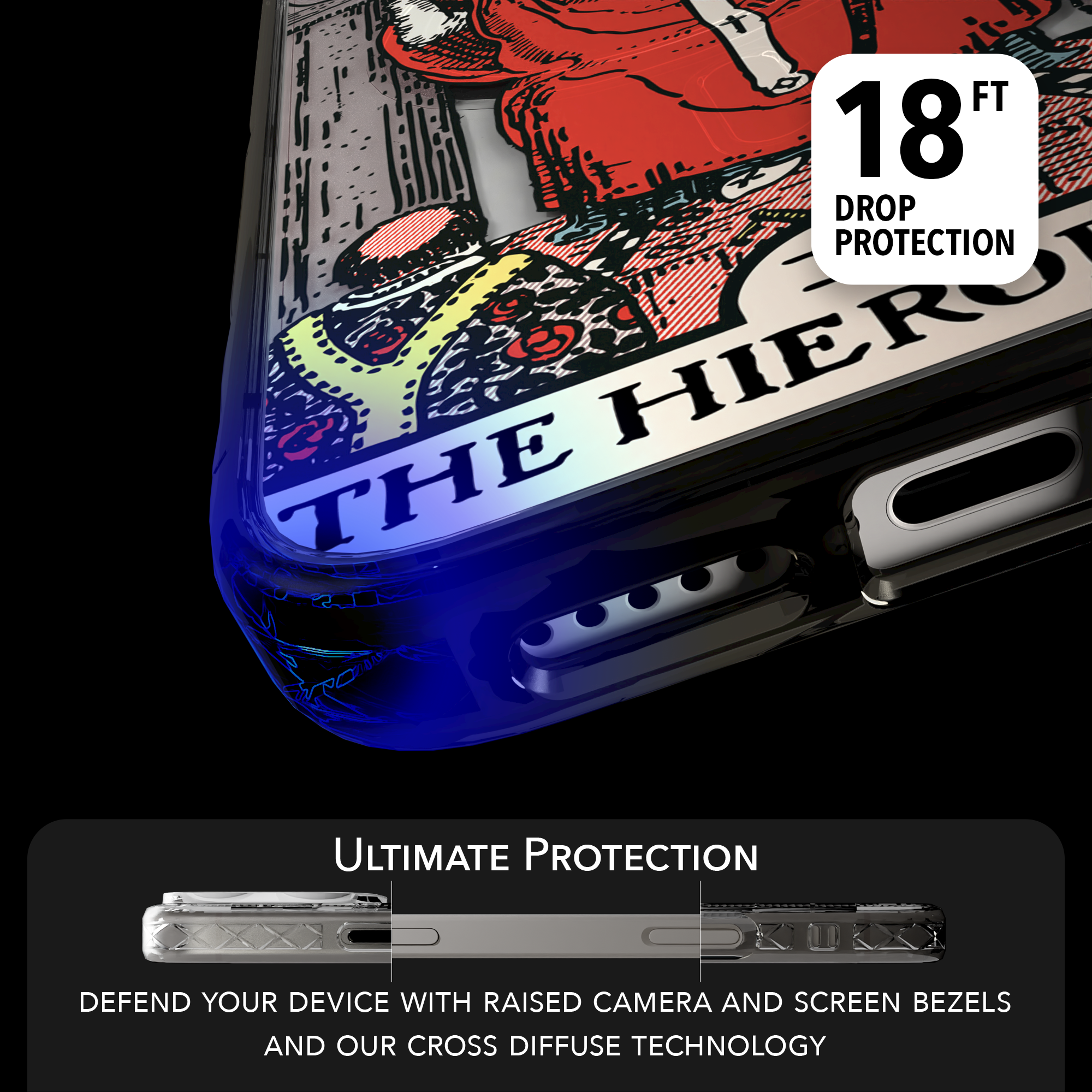 iPhone 16 Series | MagSafe | Tarot Collection | The Hierophant The Hierophant - Color / iPhone 16 Pro Max / Black