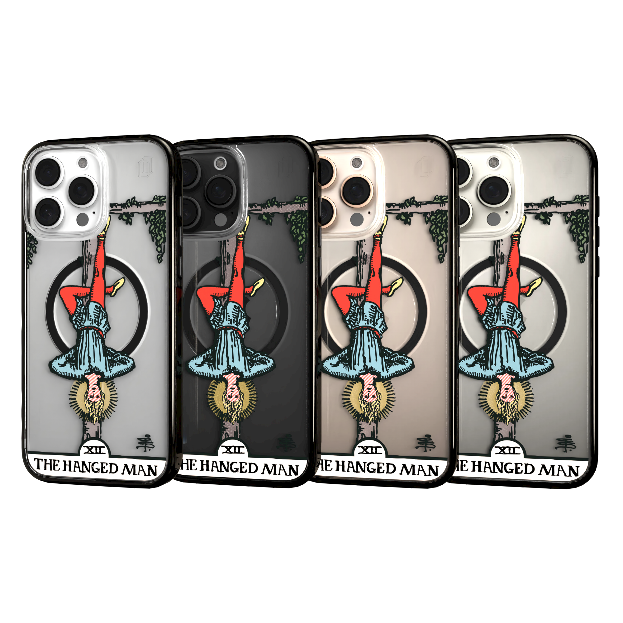 iPhone 16 Series | MagSafe | Tarot Collection | The Hanged Man The Hanged Man - Color / iPhone 16 Pro Max / Black