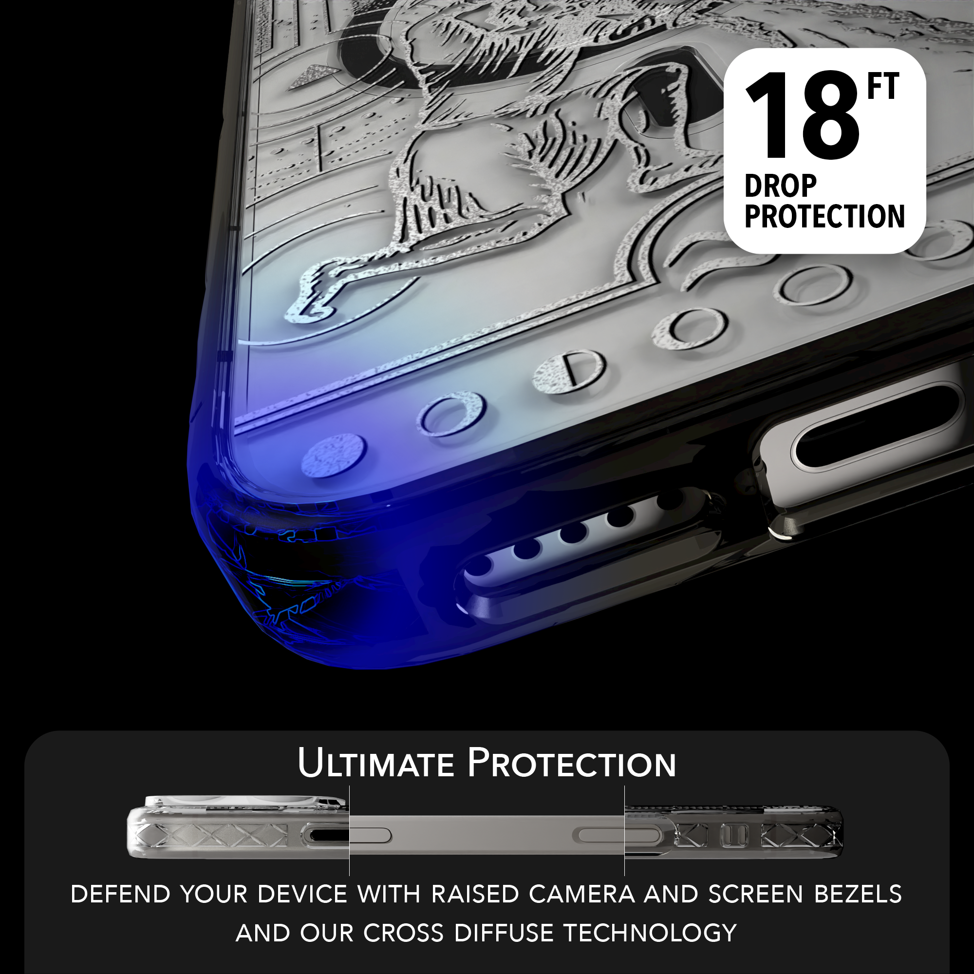 iPhone 16 Series | MagSafe | Zodiac Collection | Aquarius Aquarius Silver / iPhone 16 Pro Max / Black