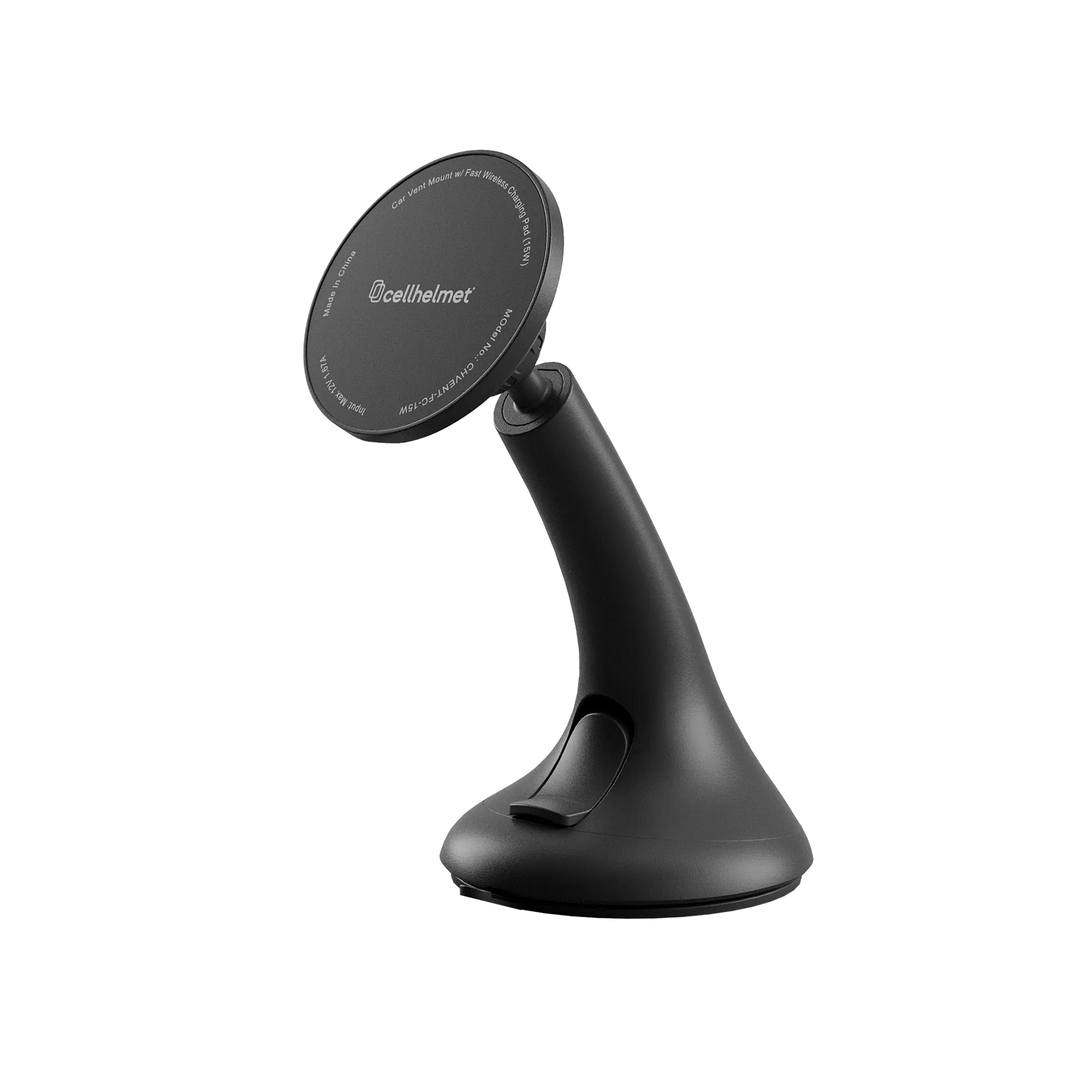 Car Dash Mount w/ Fast Wireless Charging Pad & Magnetic Alignment Technology (15W) - MagSafe Wireless Charger - - cellhelmet