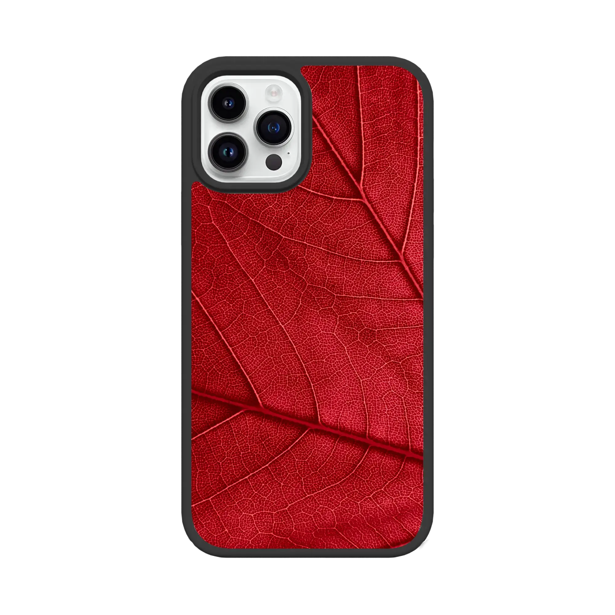 Crimson Cascade | Autumn Leaves | Custom MagSafe Case Design for Apple iPhone 12 Series