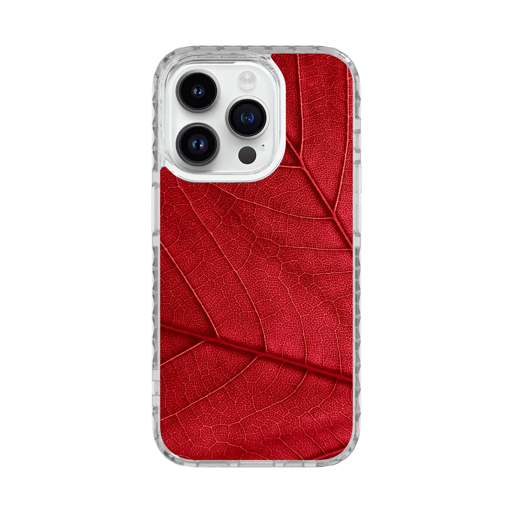 Crimson Cascade | Autumn Leaves | Custom MagSafe Case Design for Apple iPhone 15 Series