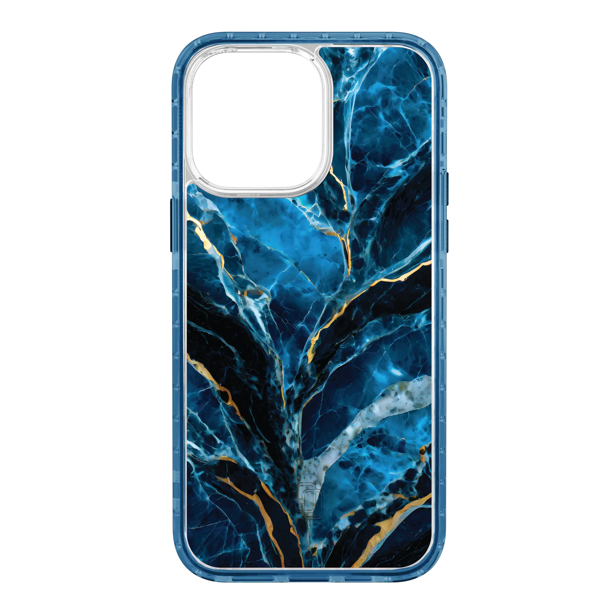 Apple-iPhone-14-Pro-Max-Deep-Sea-Blue Deep Sea | Protective MagSafe Case | Marble Stone Collection for Apple iPhone 14 Series cellhelmet cellhelmet