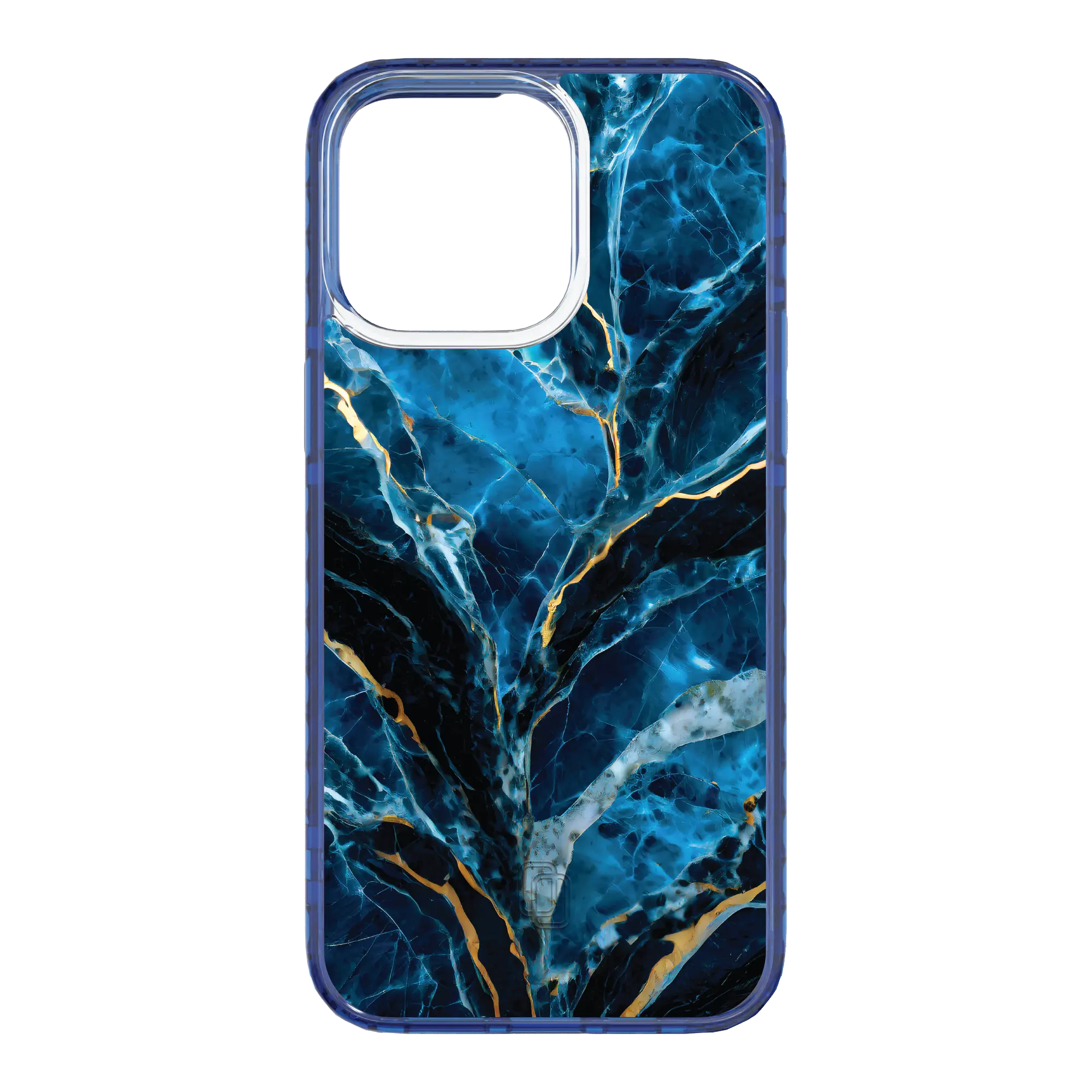 Apple-iPhone-15-Pro-Max-Bermuda-Blue Deep Sea | Protective MagSafe Case | Marble Stone Series for Apple iPhone 15 Series cellhelmet cellhelmet