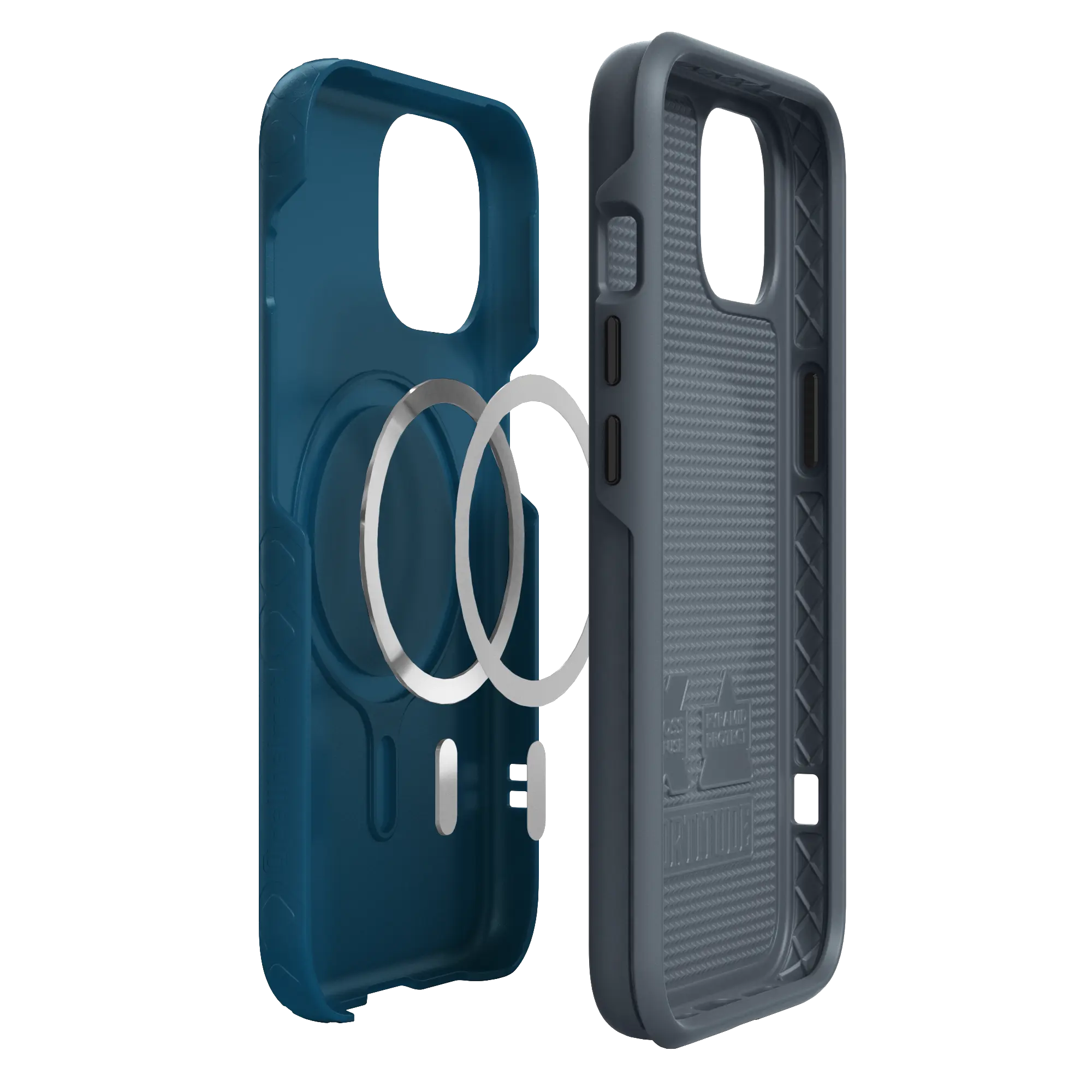 Dual Layer MagSafe Case for Apple iPhone 14 | Deep Sea Blue | Fortitude Series - Case - - cellhelmet