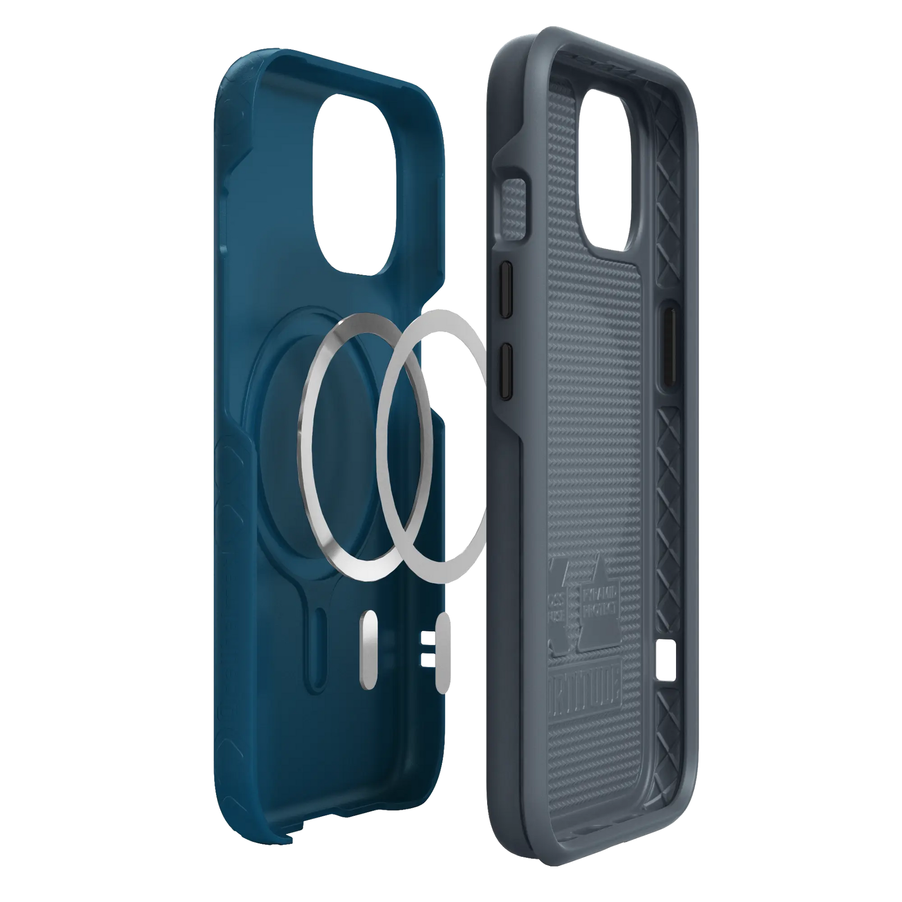 Dual Layer MagSafe Case for Apple iPhone 14 | Deep Sea Blue | Fortitude Series - Case - - cellhelmet