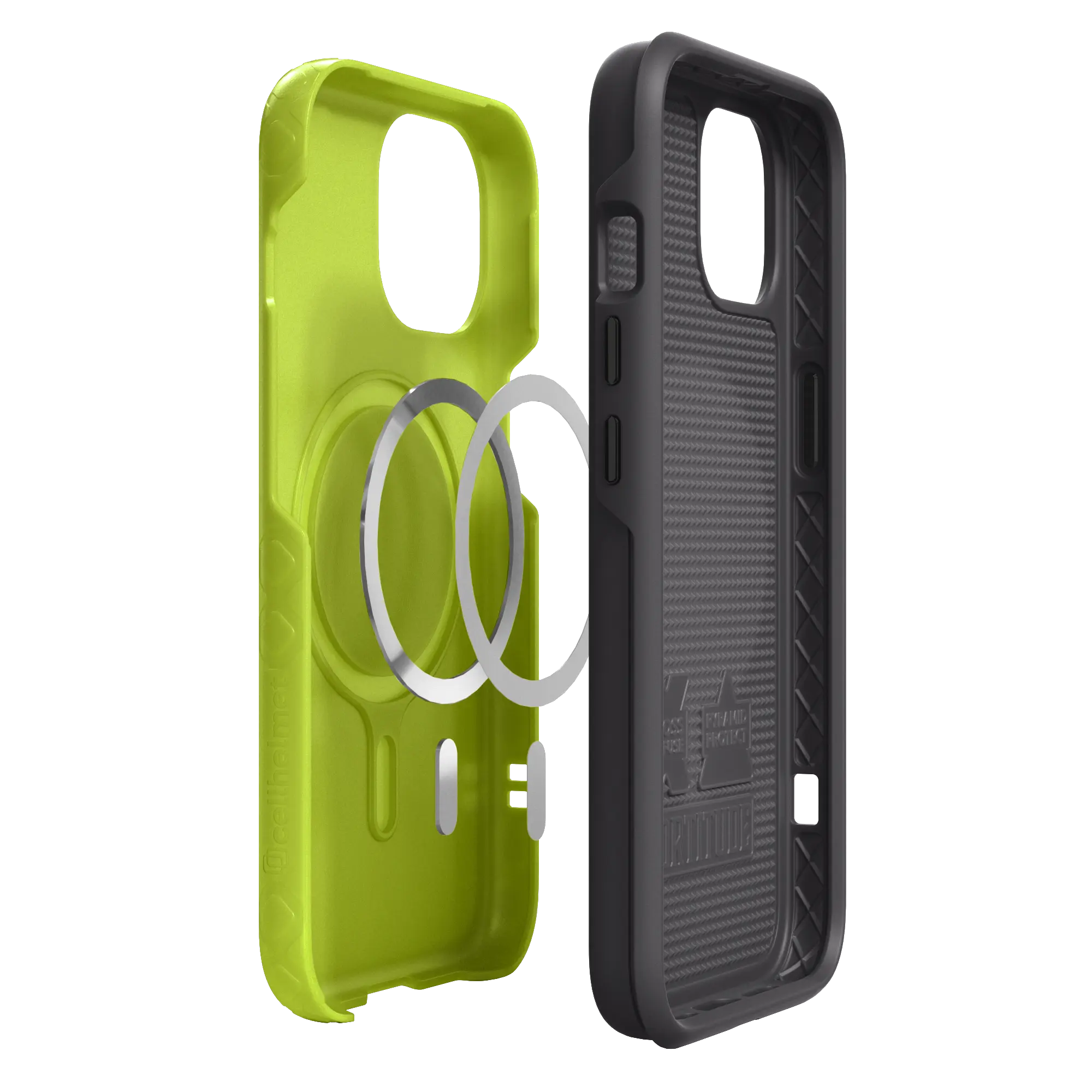 Dual Layer MagSafe Case for Apple iPhone 14 | Electric Lime | Fortitude Series - Case -  - cellhelmet