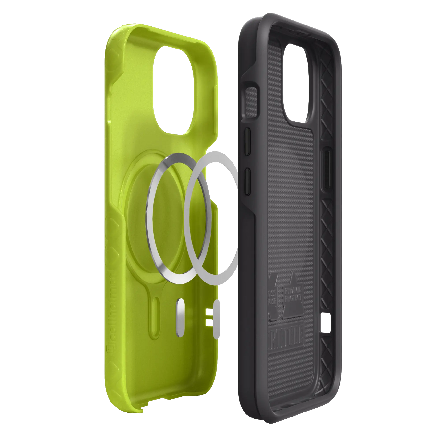 Dual Layer MagSafe Case for Apple iPhone 14 | Electric Lime | Fortitude Series - Case - - cellhelmet