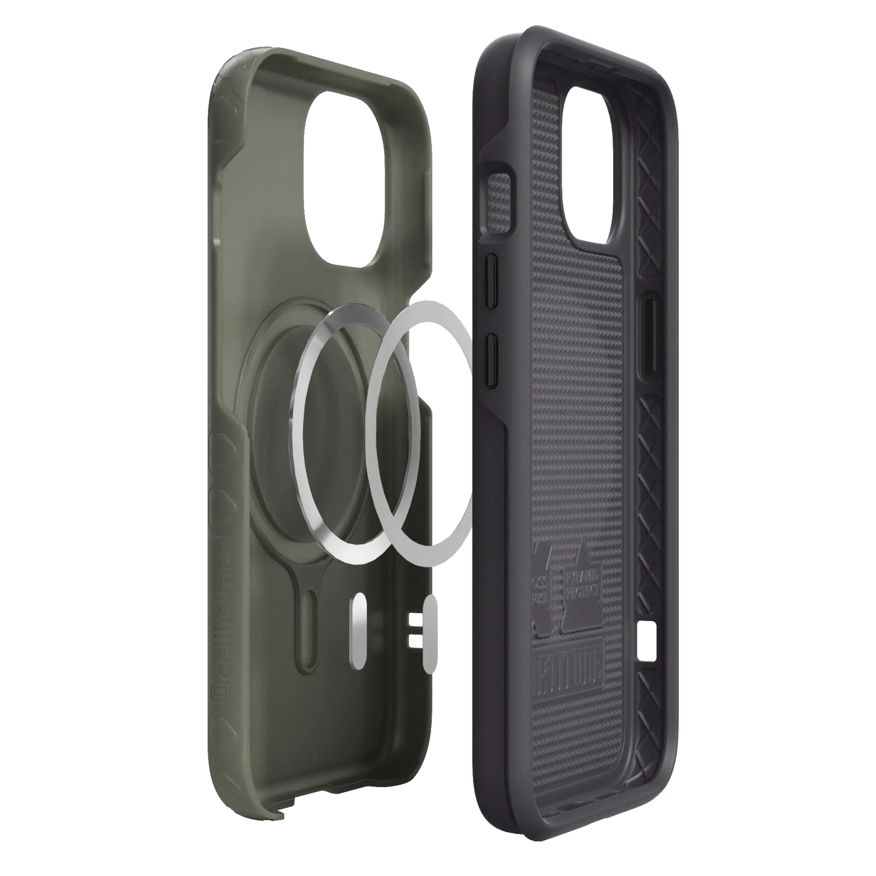 Dual Layer MagSafe Case for Apple iPhone 14 | Olive Drab Green | Fortitude Series - Case - - cellhelmet