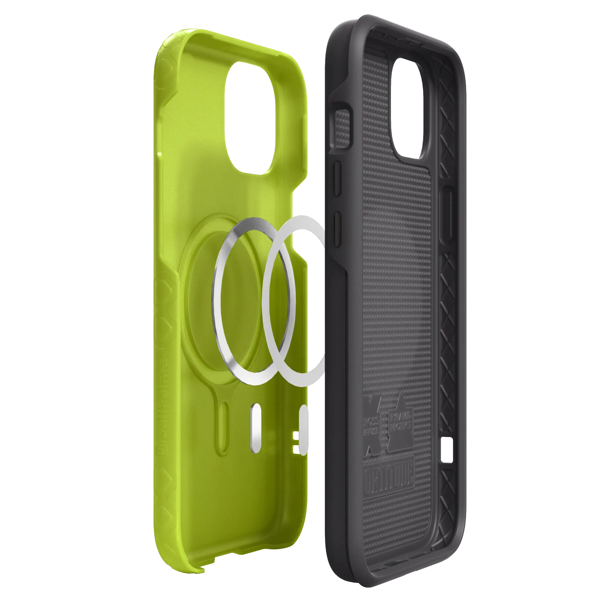 Dual Layer MagSafe Case for Apple iPhone 14 Plus | Electric Lime | Fortitude Series - Case - - cellhelmet