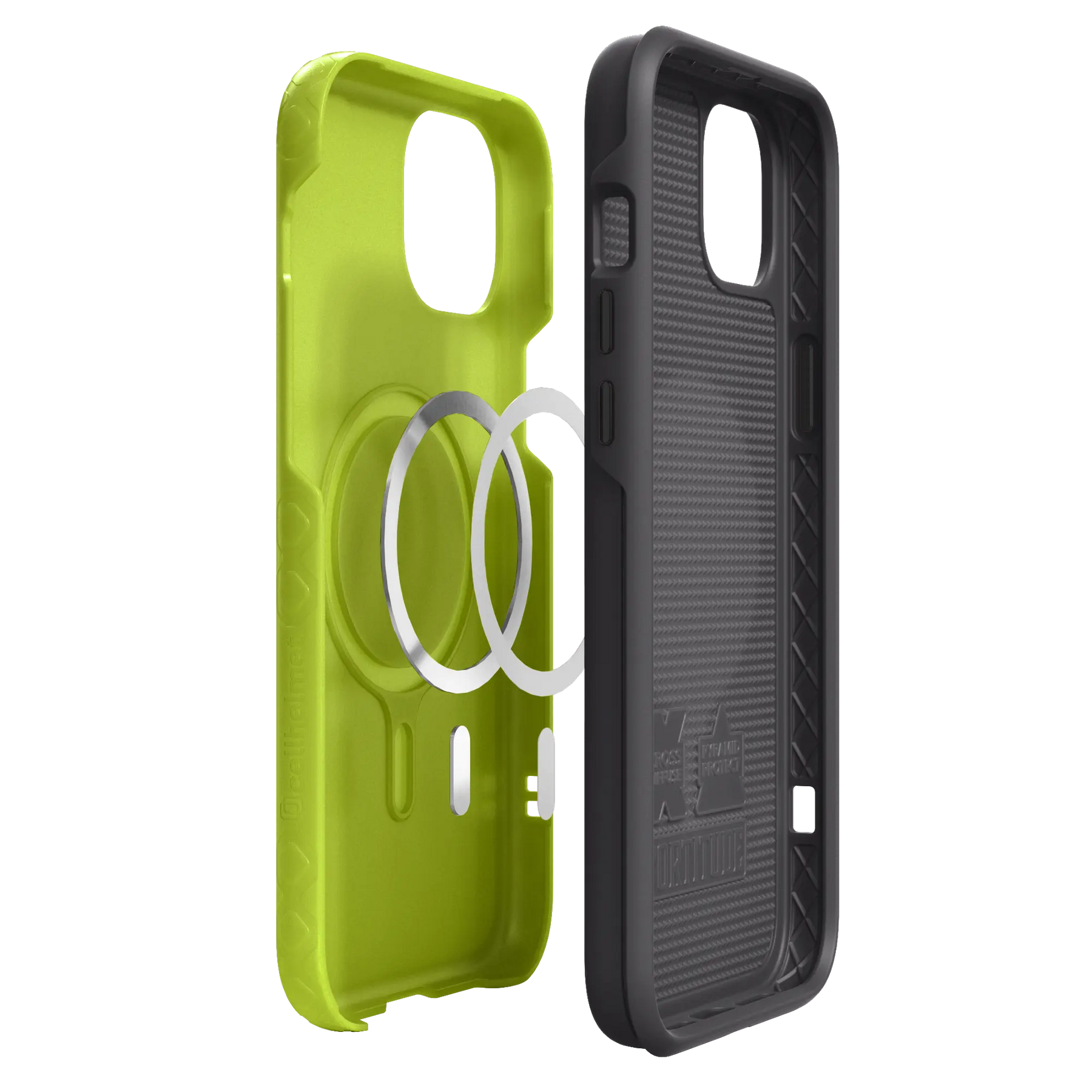 Dual Layer MagSafe Case for Apple iPhone 14 Plus | Electric Lime | Fortitude Series - Case - - cellhelmet