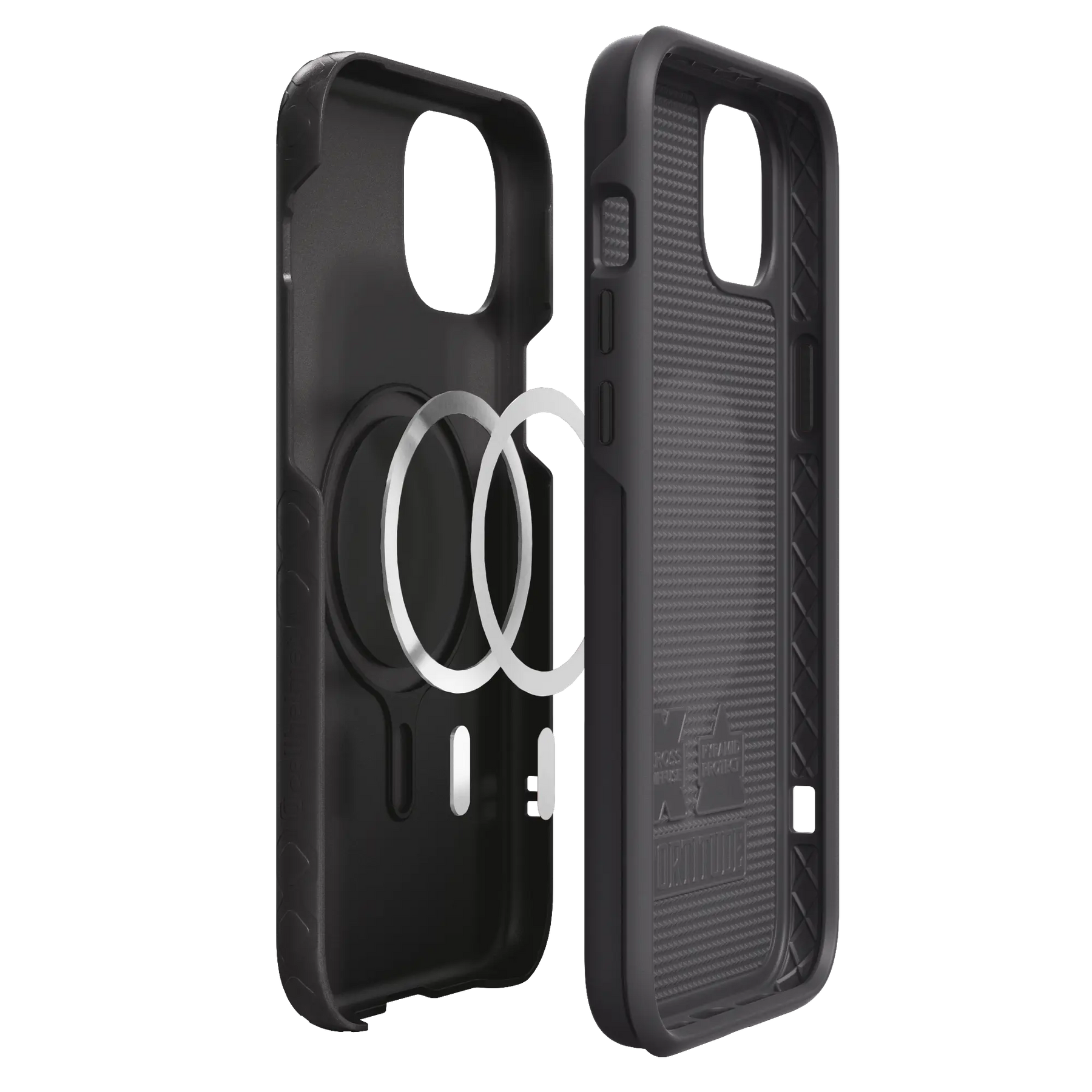 Dual Layer MagSafe Case for Apple iPhone 14 Plus | Onyx Black | Fortitude Series - Case - - cellhelmet