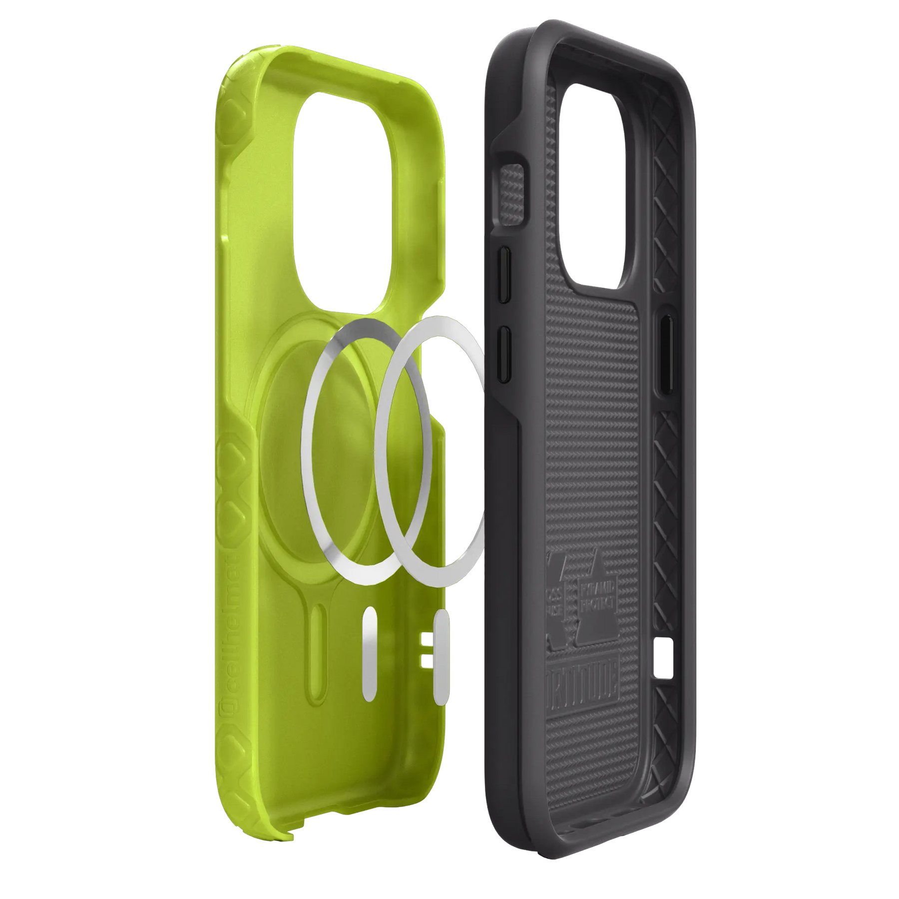 Dual Layer MagSafe Case for Apple iPhone 14 Pro | Electric Lime | Fortitude Series - Case - - cellhelmet