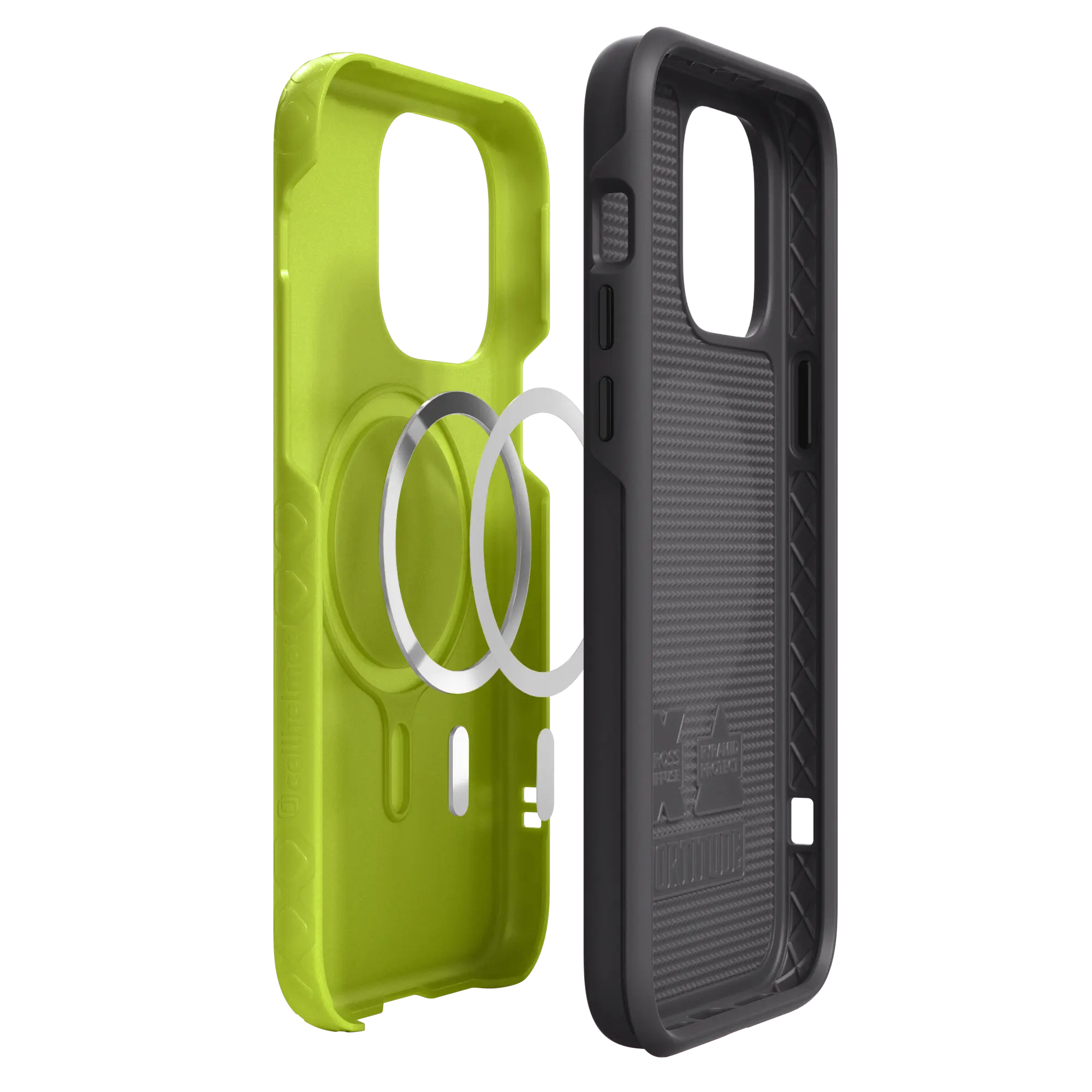 Dual Layer MagSafe Case for Apple iPhone 14 Pro Max | Electric Lime | Fortitude Series - Case - - cellhelmet