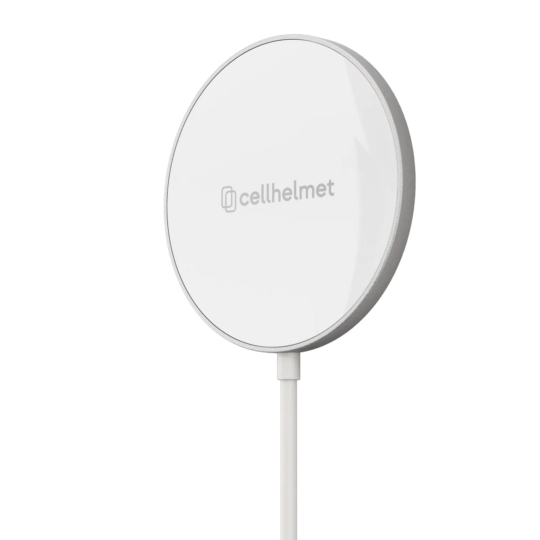 Fast Wireless Charging Pad w/ Magnetic Alignment Technology - Aluminum w/ Glass Surface (15W) - MagSafe Wireless Charger - - cellhelmet