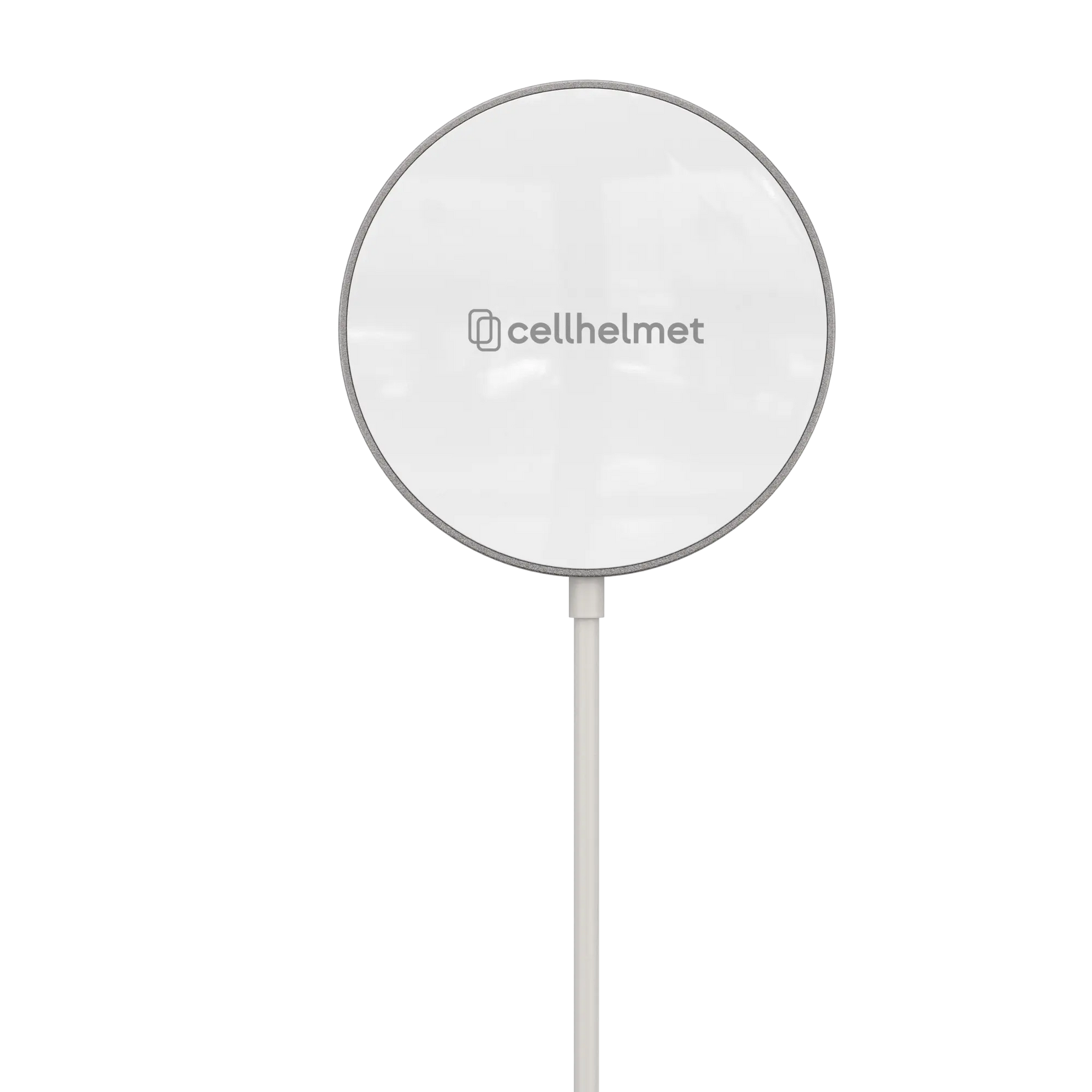 Fast Wireless Charging Pad w/ Magnetic Alignment Technology - Aluminum w/ Glass Surface (15W) - MagSafe Wireless Charger - - cellhelmet