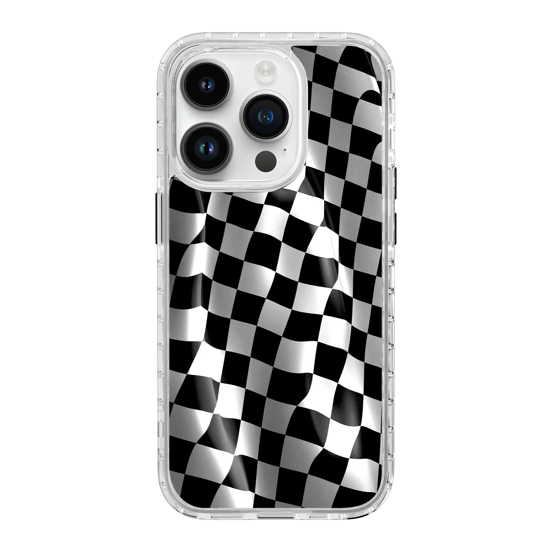 AppleiPhone14ProCrystalClear Final Lap | Burning Rubber Series | Custom MagSafe Case Design for Apple iPhone 14 Series cellhelmet cellhelmet