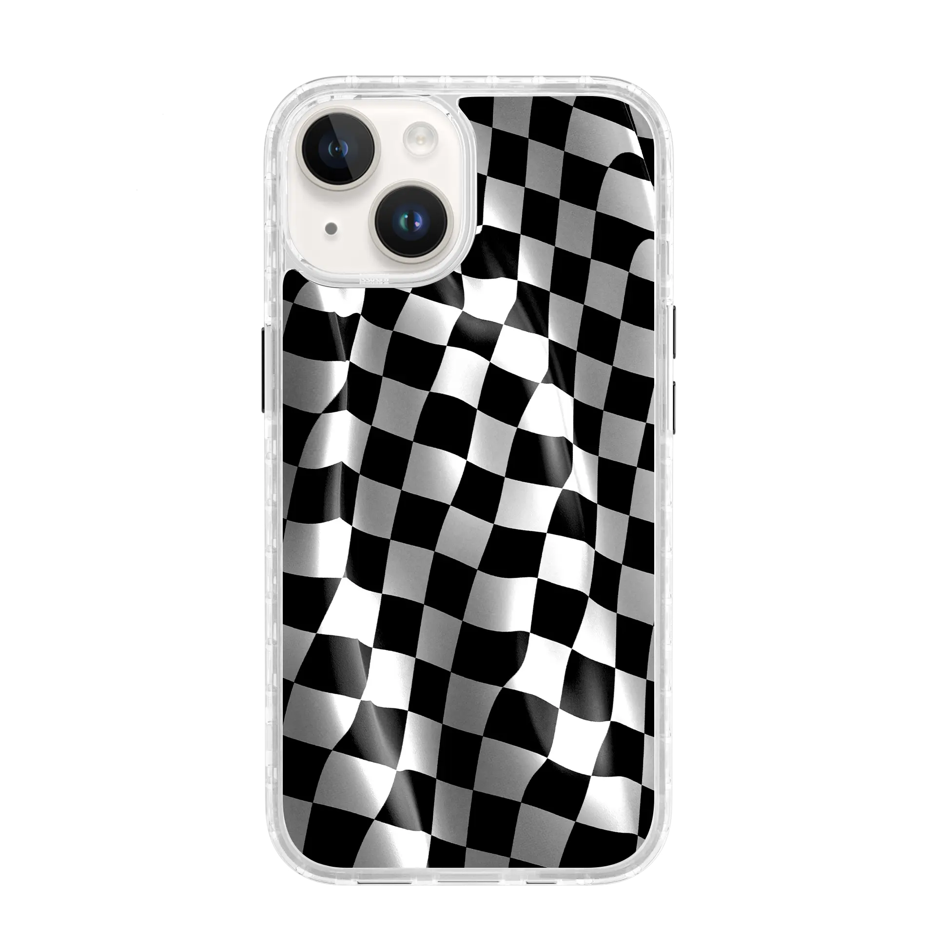 AppleiPhone14PlusCrystalClear Final Lap | Burning Rubber Series | Custom MagSafe Case Design for Apple iPhone 14 Series cellhelmet cellhelmet