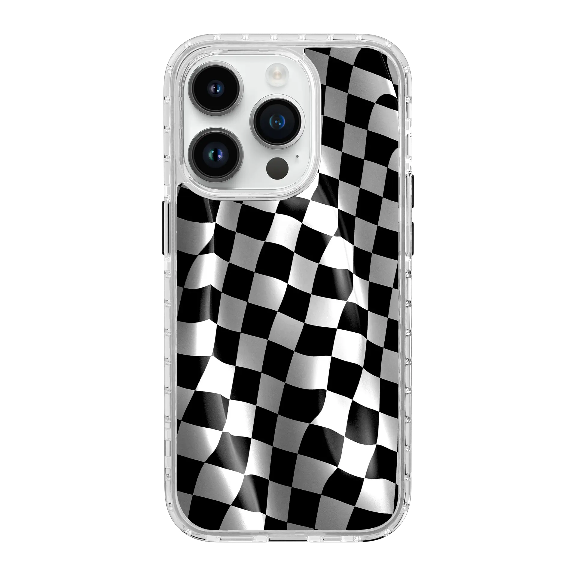 AppleiPhone14ProMaxCrystalClear Final Lap | Burning Rubber Series | Custom MagSafe Case Design for Apple iPhone 14 Series cellhelmet cellhelmet