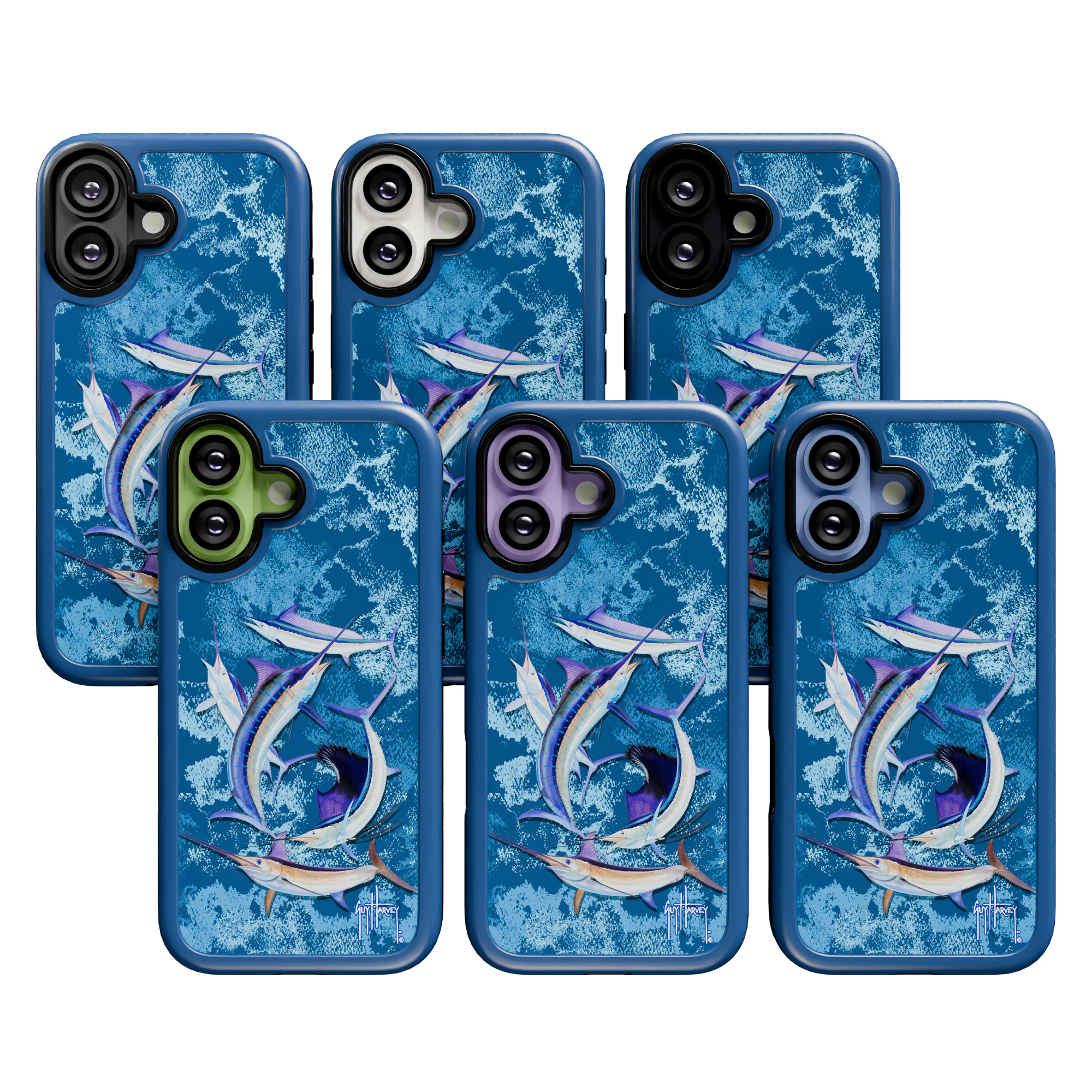 Guy Harvey Collection - Billfish for iPhone 17 Series Billfish / iPhone 17 / Blue