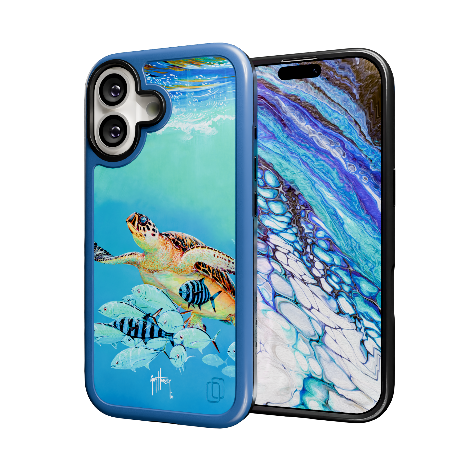 Guy Harvey Collection - Hawksbill Caravan for iPhone 17 Series Hawksbill Caravan / iPhone 17 / Blue