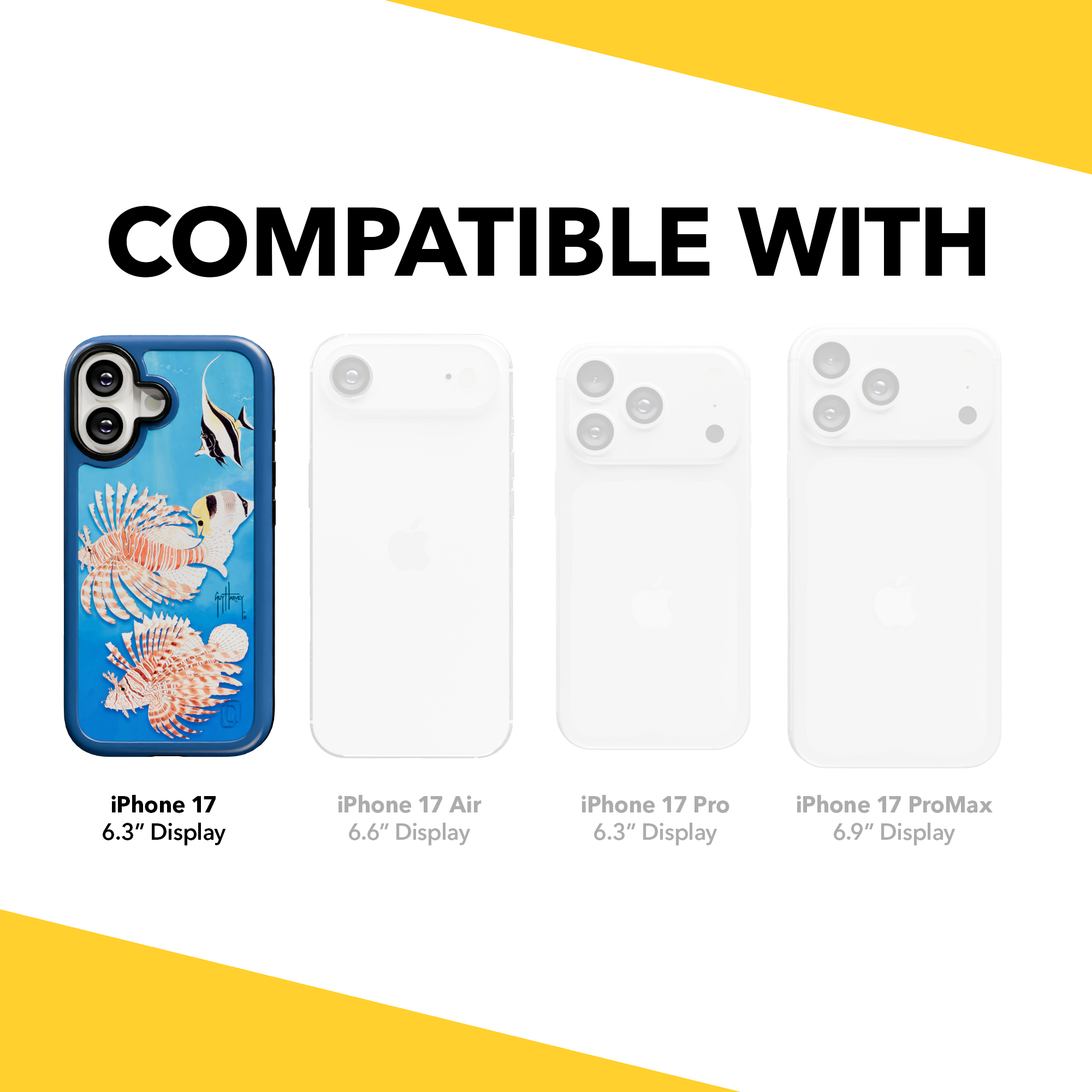 Guy Harvey Collection - Lionfish for iPhone 17 Series Lionfish / iPhone 17 / Blue