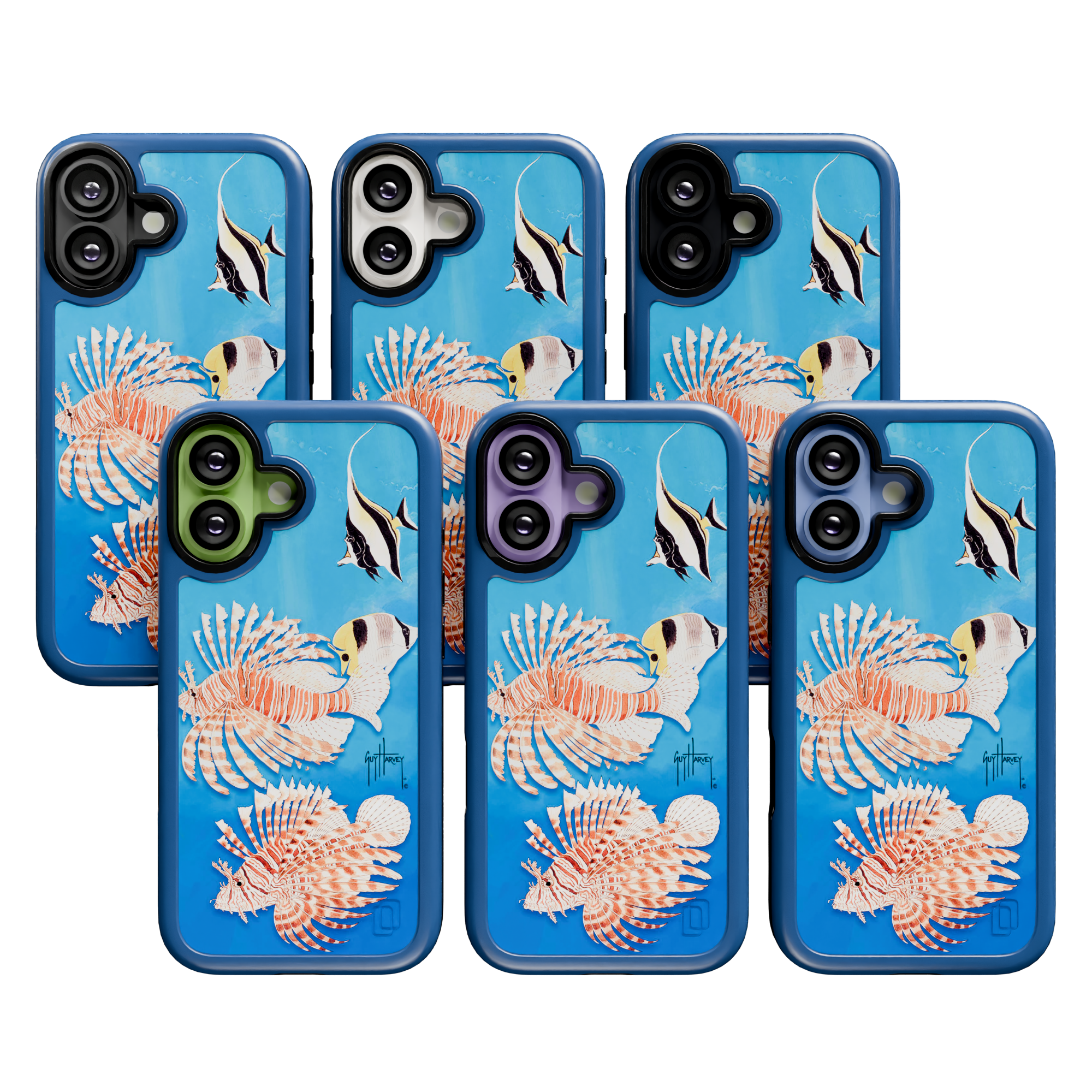 Guy Harvey Collection - Lionfish for iPhone 17 Series Lionfish / iPhone 17 / Blue