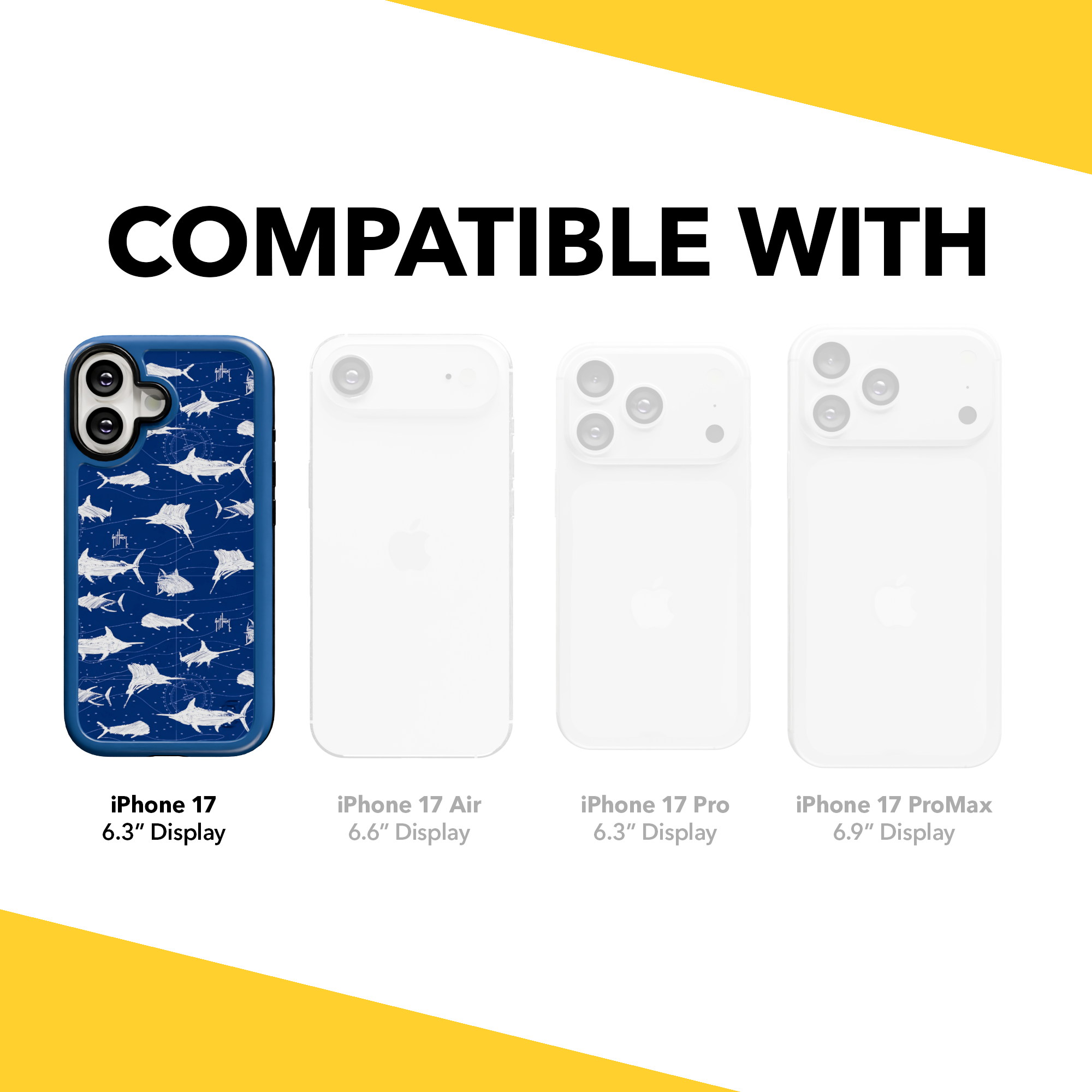 Guy Harvey Collection - Scribble for iPhone 17 Series Scribbler / iPhone 17 / Blue