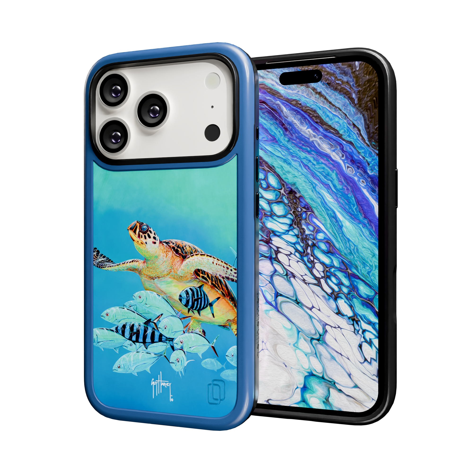 Guy Harvey Collection - Hawksbill Caravan for iPhone 17 Series Hawksbill Caravan / iPhone 17 Pro / Blue