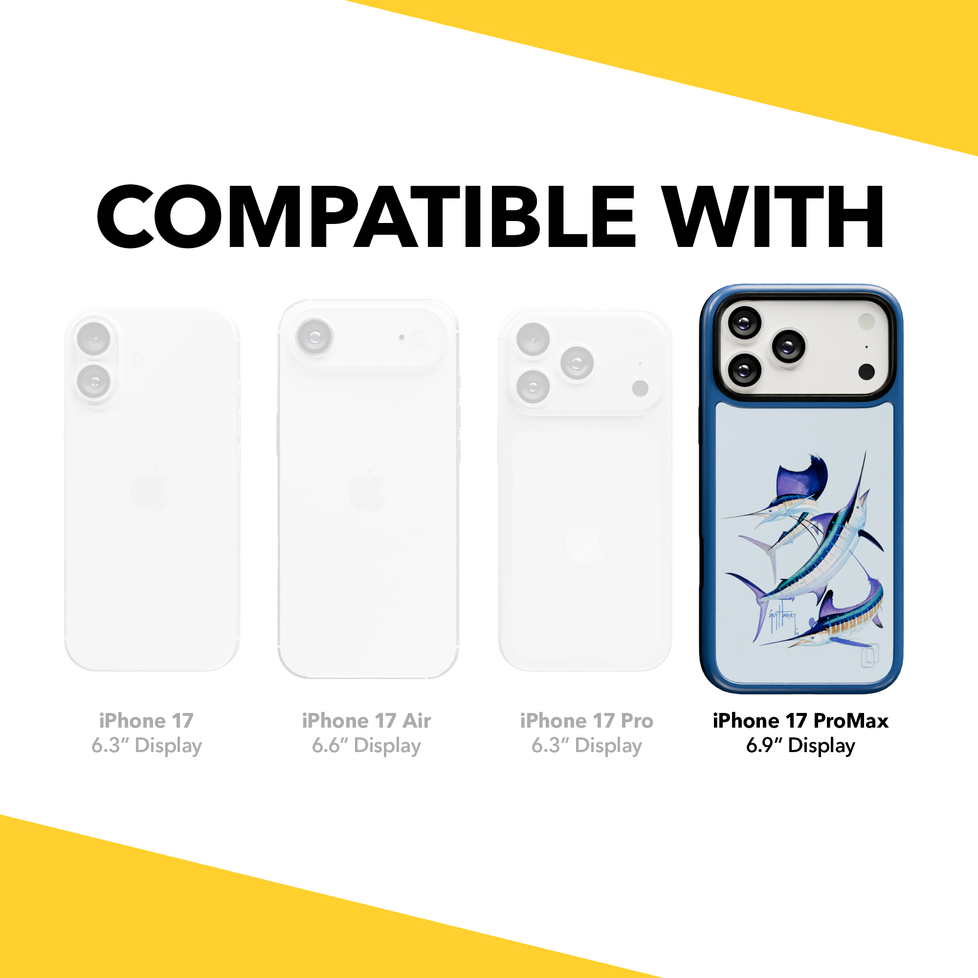 Guy Harvey Collection - Grand Slam for iPhone 17 Series Grand Slam / iPhone 17 Pro Max / Blue