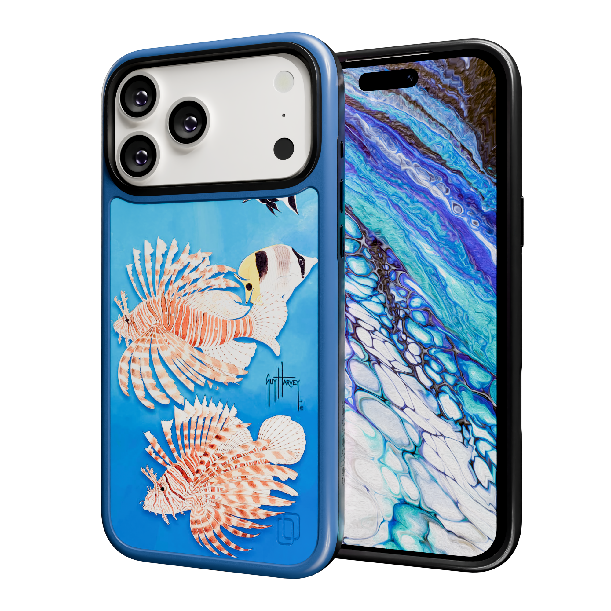 Guy Harvey Collection - Lionfish for iPhone 17 Series Lionfish / iPhone 17 Pro Max / Blue