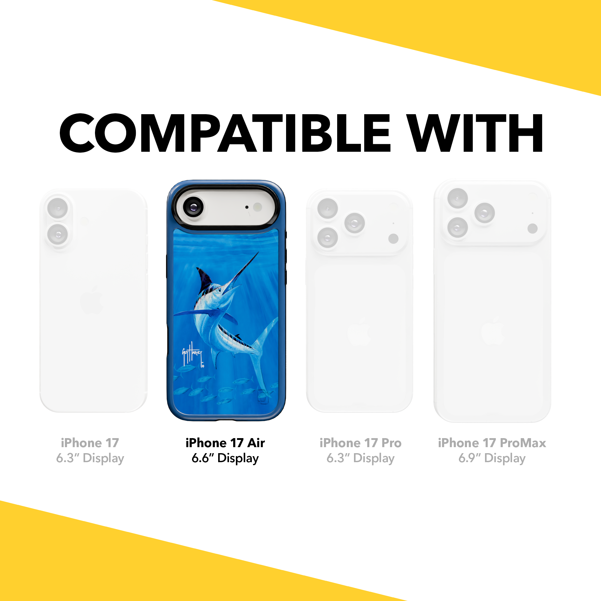 Guy Harvey Collection - Blue Realms for iPhone 17 Series Blue Realms / iPhone Air / Blue