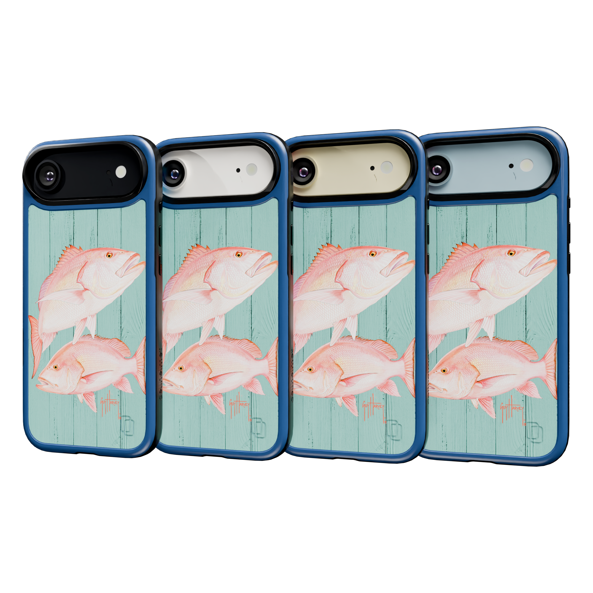 Guy Harvey Collection - Double Snapper for iPhone 17 Series Snapper / iPhone Air / Blue