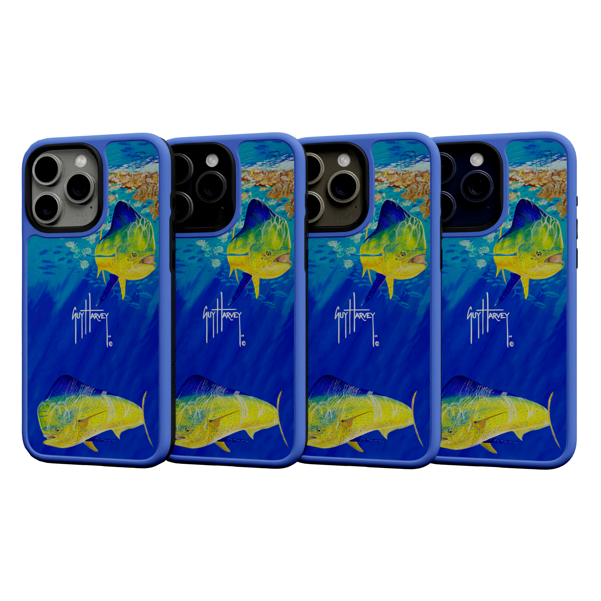 iPhone 15 Pro | Protective MagSafe ® | Guy Harvey Originals - Break Away Mahi Mahi
