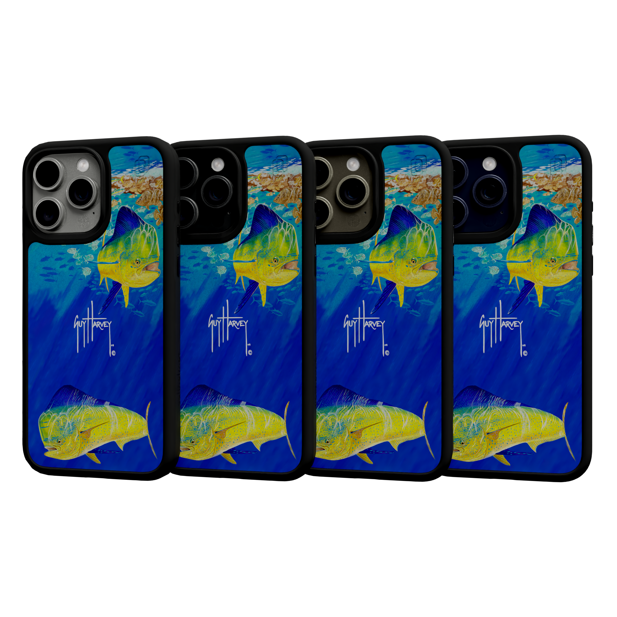 iPhone 15 Pro | Protective MagSafe ® | Guy Harvey Originals - Break Away Mahi Mahi
