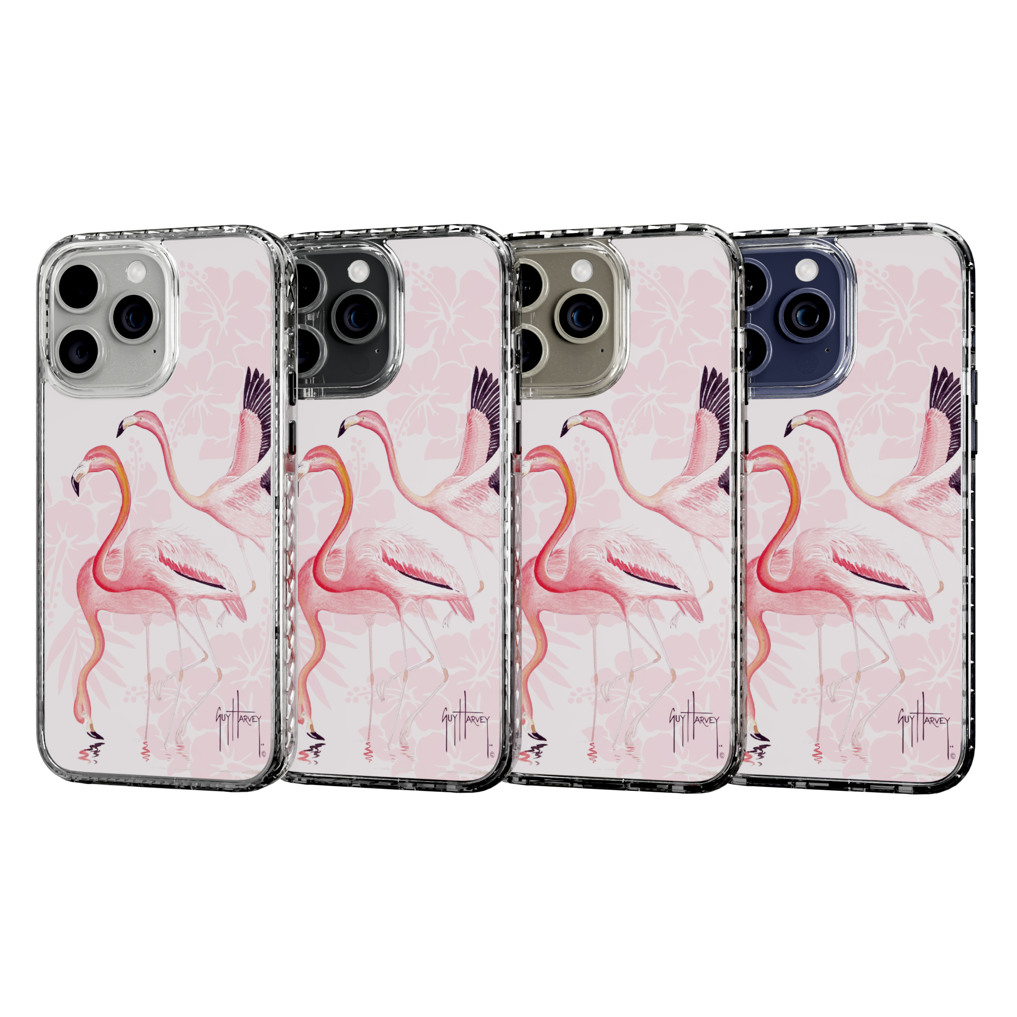 Guy Harvey Magnitude Series for Apple iPhone 15 Pro Max - Flamingo Crystal Clear