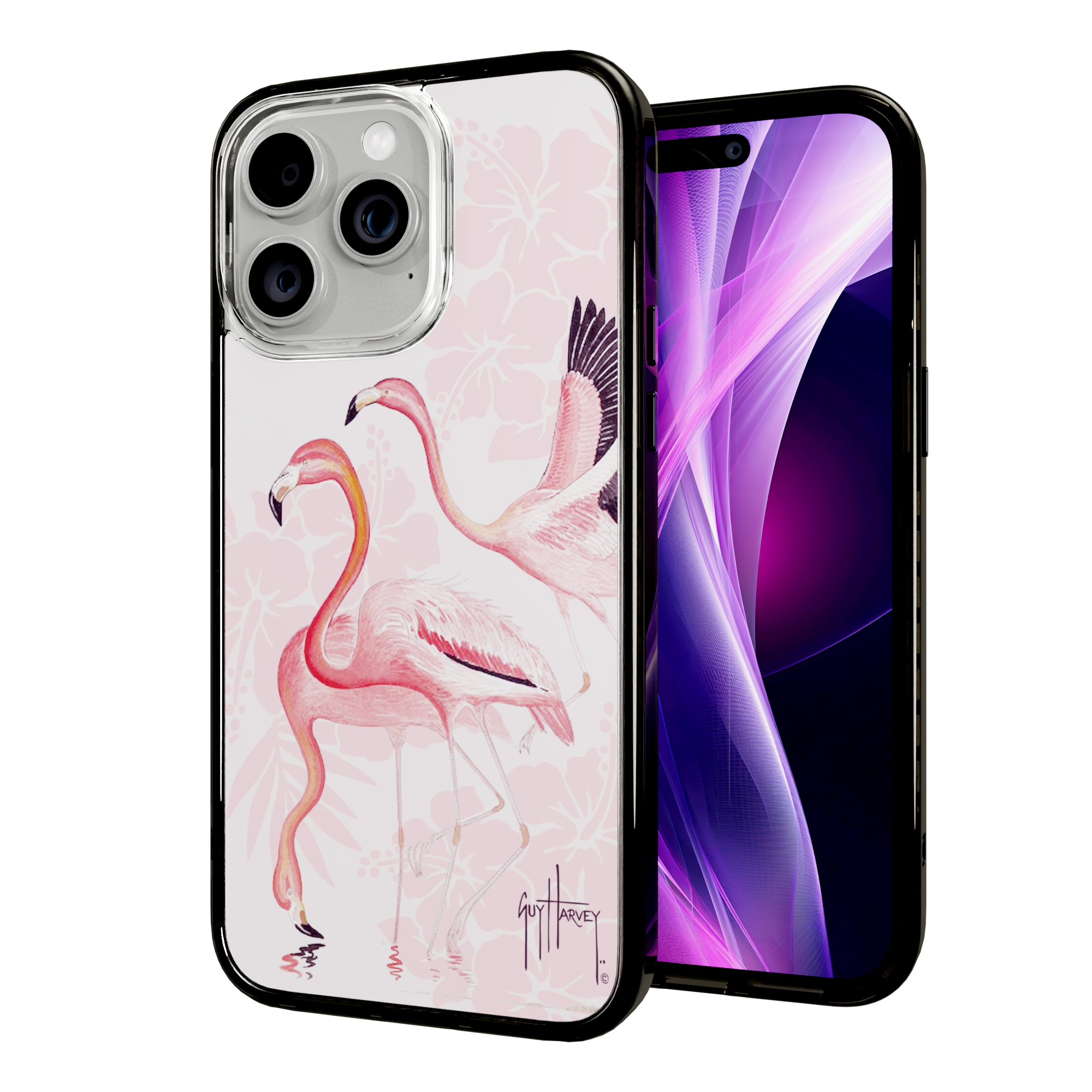 Guy Harvey Magnitude Series for Apple iPhone 15 Pro Max - Flamingo Onyx Black