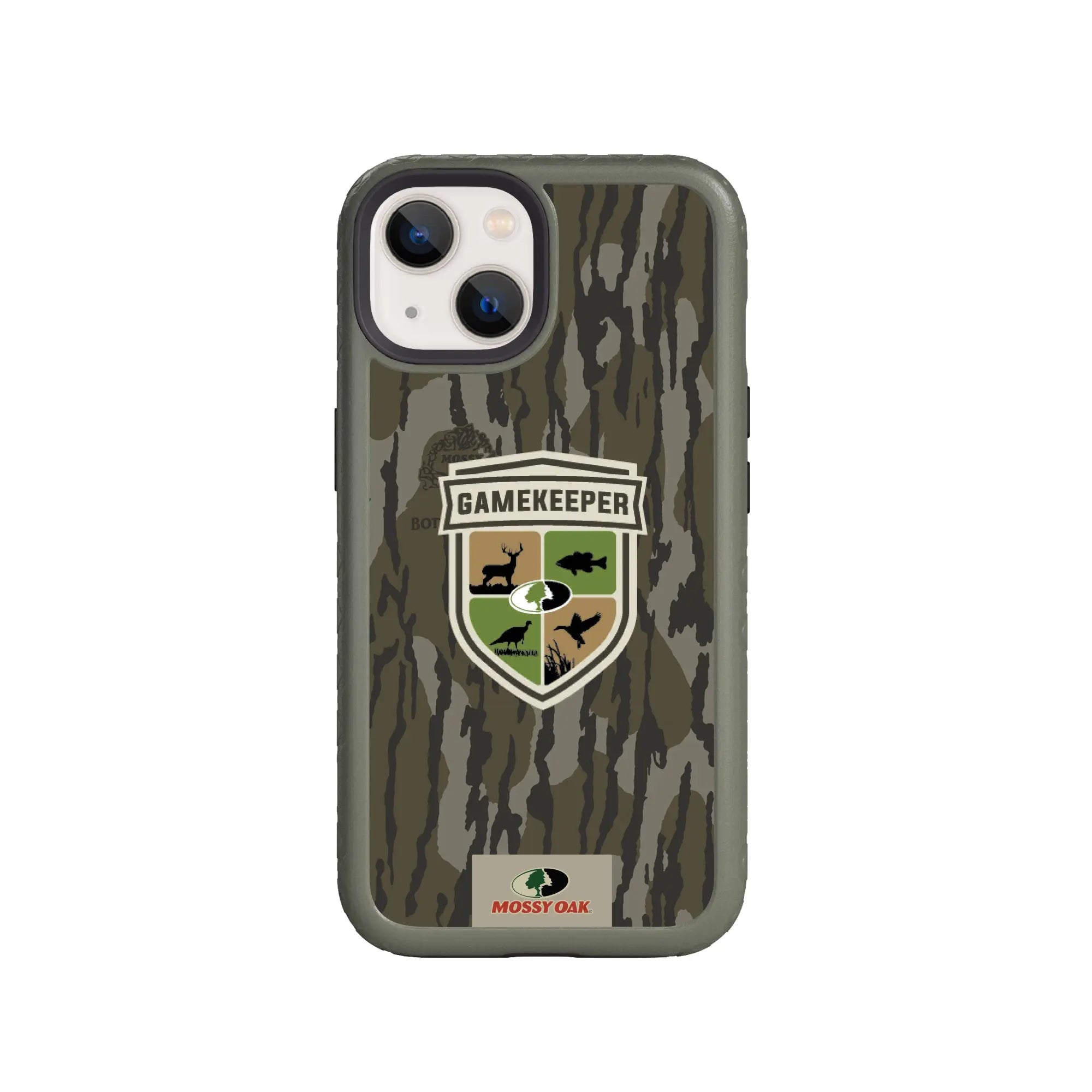 Gamekeeper by Mossy Oak for Apple iPhone 14 Pro - GAMEKEEPER - Custom Case - OliveDrabGreen - cellhelmet