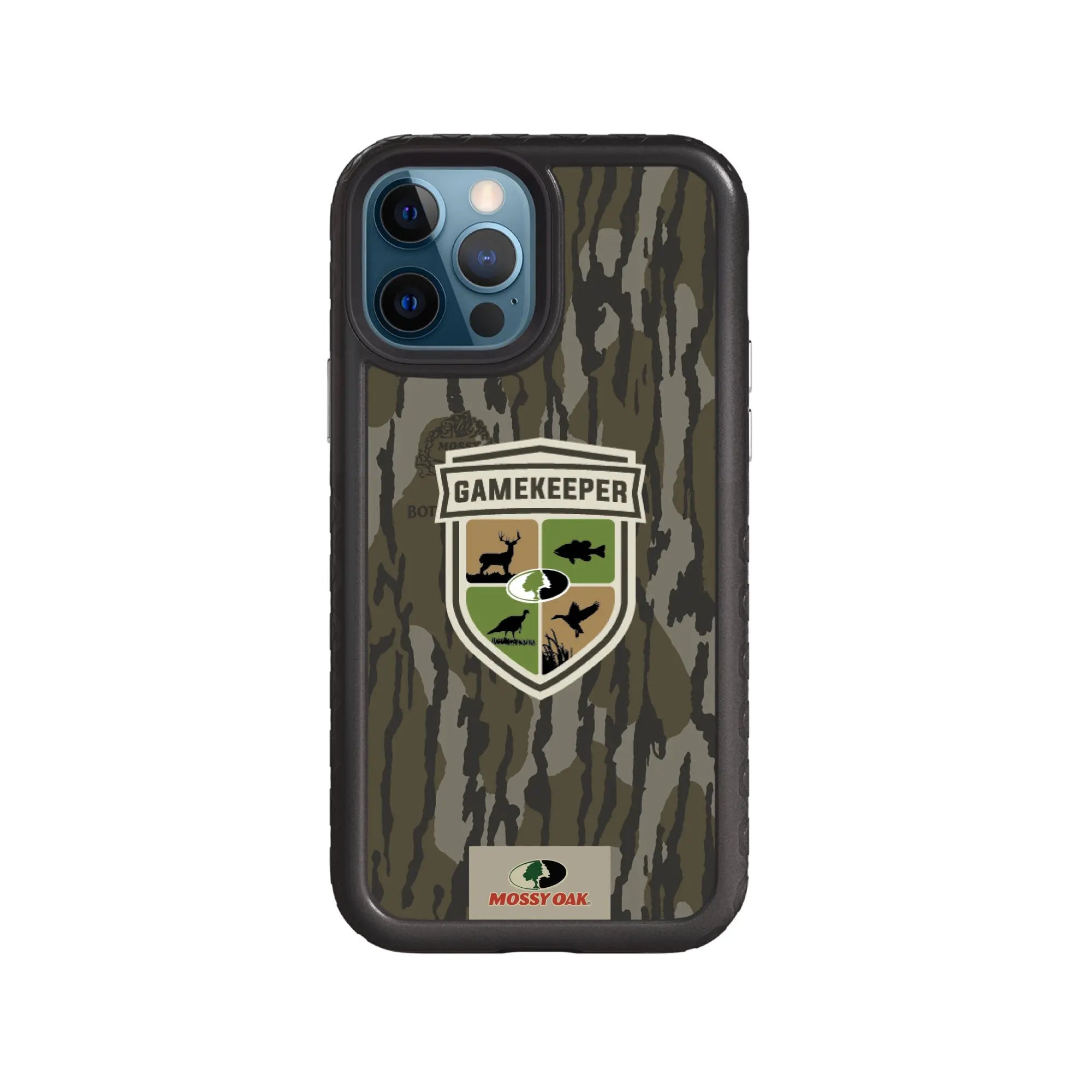 Gamekeeper by Mossy Oak for Apple iPhone 12 / 12 Pro - GAMEKEEPER - Custom Case - OnyxBlack - cellhelmet