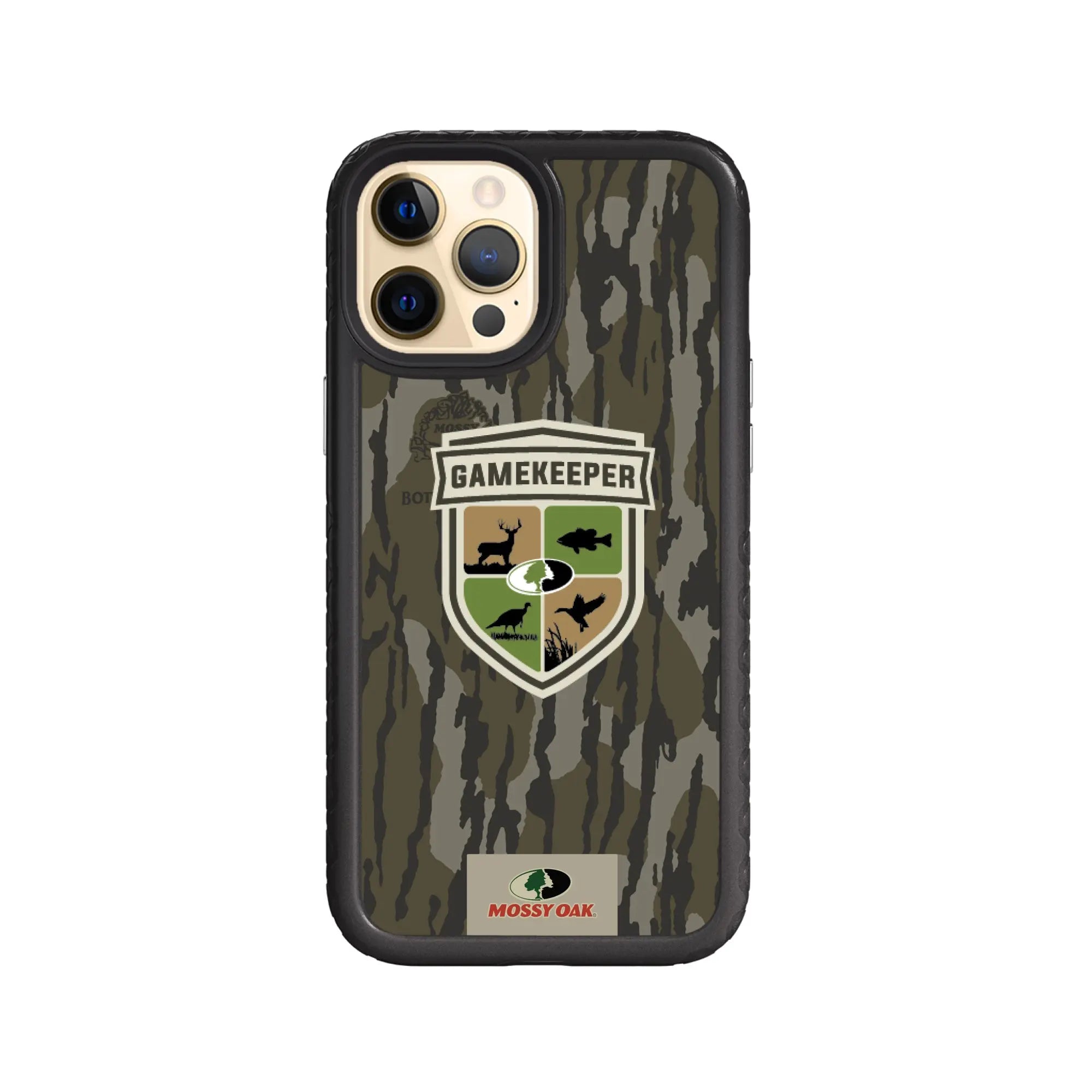 Gamekeeper by Mossy Oak for Apple iPhone 12 Pro Max - GAMEKEEPER - Custom Case - OnyxBlack - cellhelmet