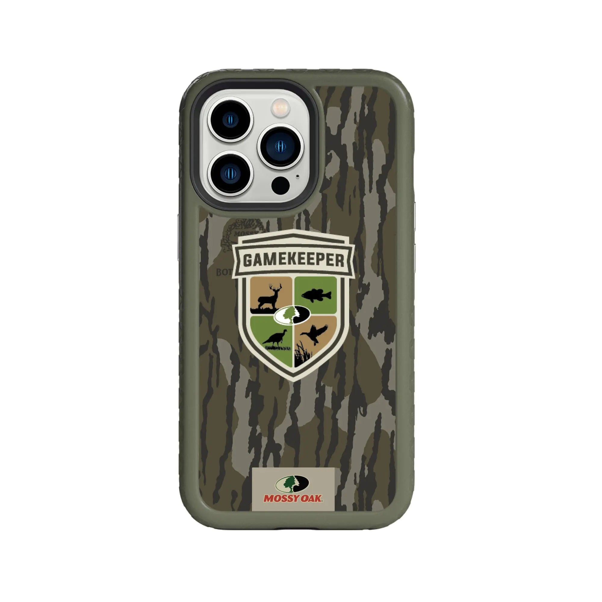 Gamekeeper by Mossy Oak for Apple iPhone 13 Pro Max - GAMEKEEPER - Custom Case - OliveDrabGreen - cellhelmet