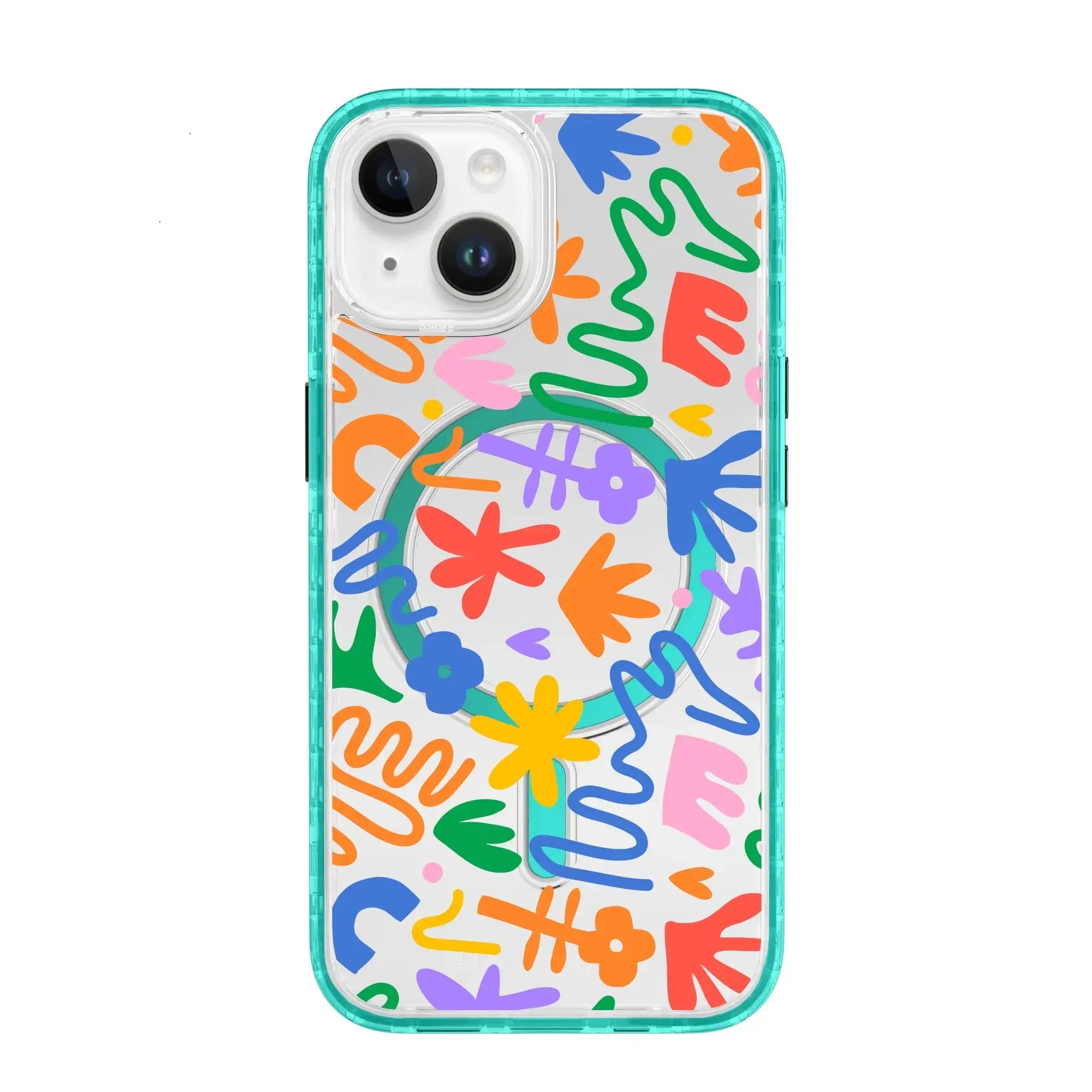 Garden | Shapes & Colors | Custom MagSafe Case Design for Apple iPhone 14 Series