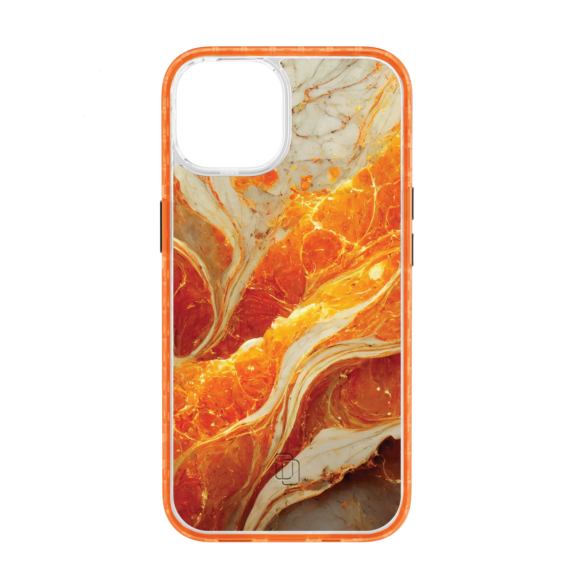 Apple-iPhone-14-Blaze-Orange Golden Sunrise | Protective MagSafe Case | Marble Stone Series for Apple iPhone 14 Series cellhelmet cellhelmet